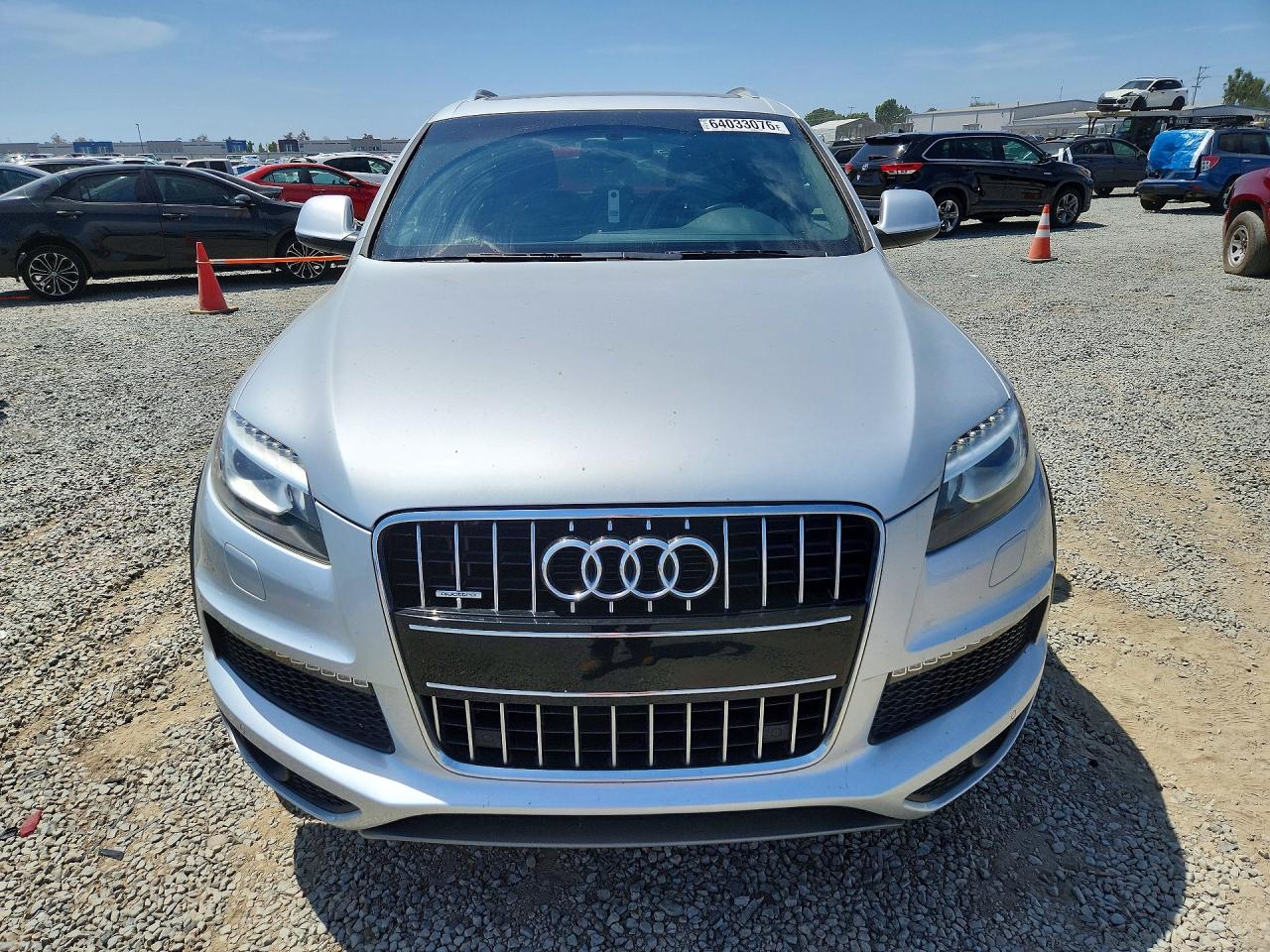 2013 Audi Q7 Prestige Silver vin: WA1DGAFE8DD004778