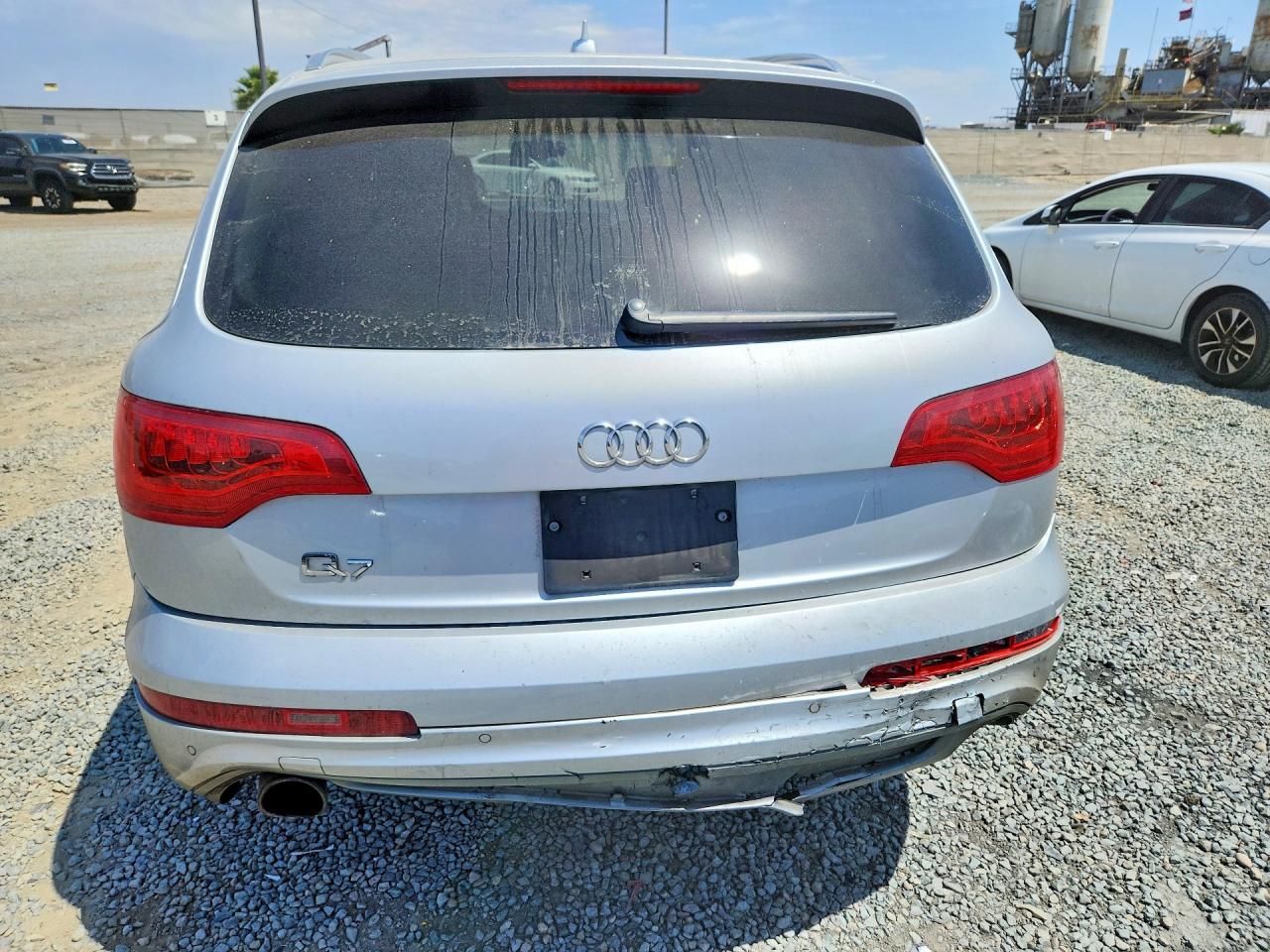2013 Audi Q7 Prestige Silver vin: WA1DGAFE8DD004778