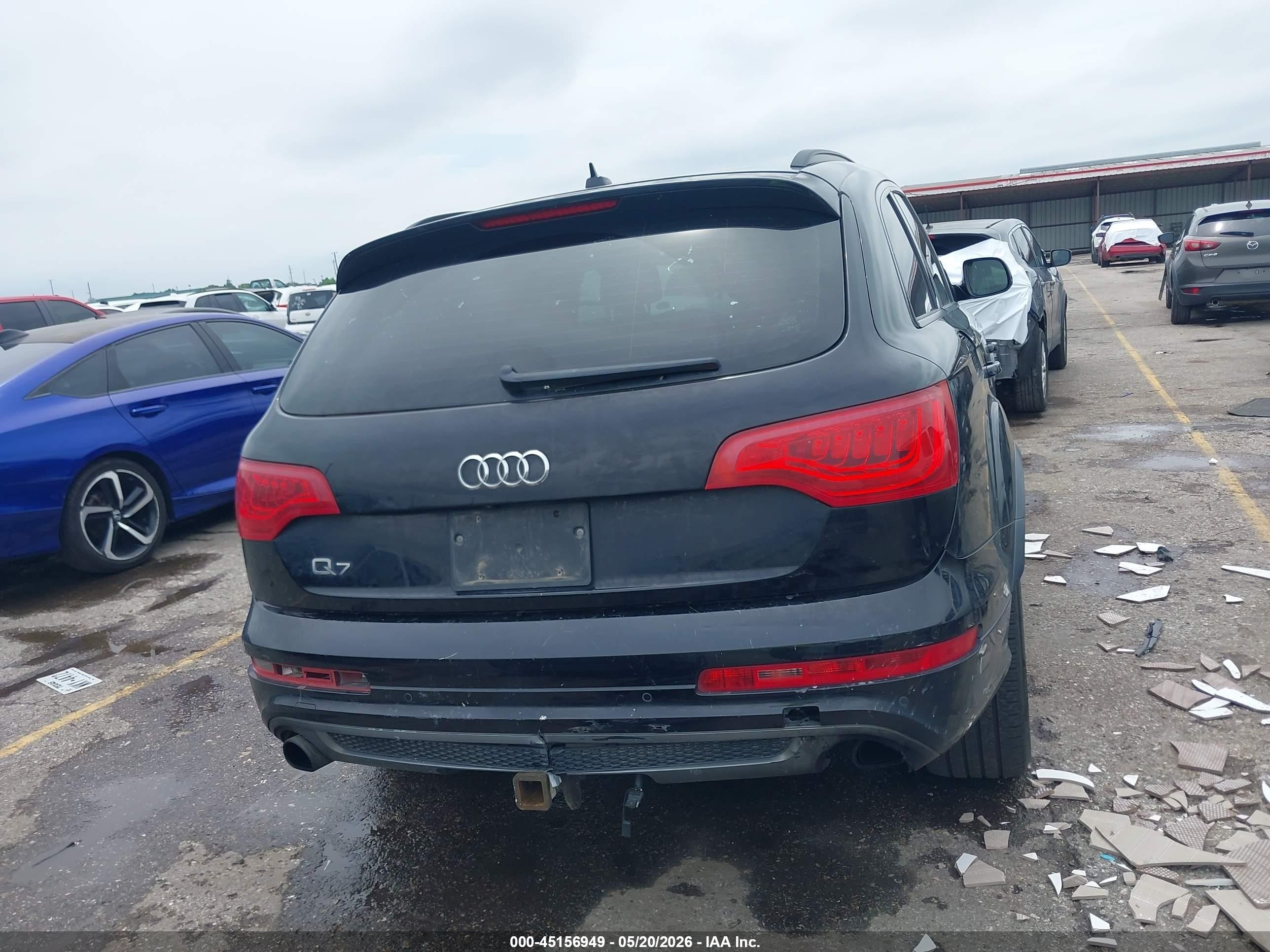 2013 Audi Q7 3.0t S Line Prestige Black vin: WA1DGAFE8DD004876