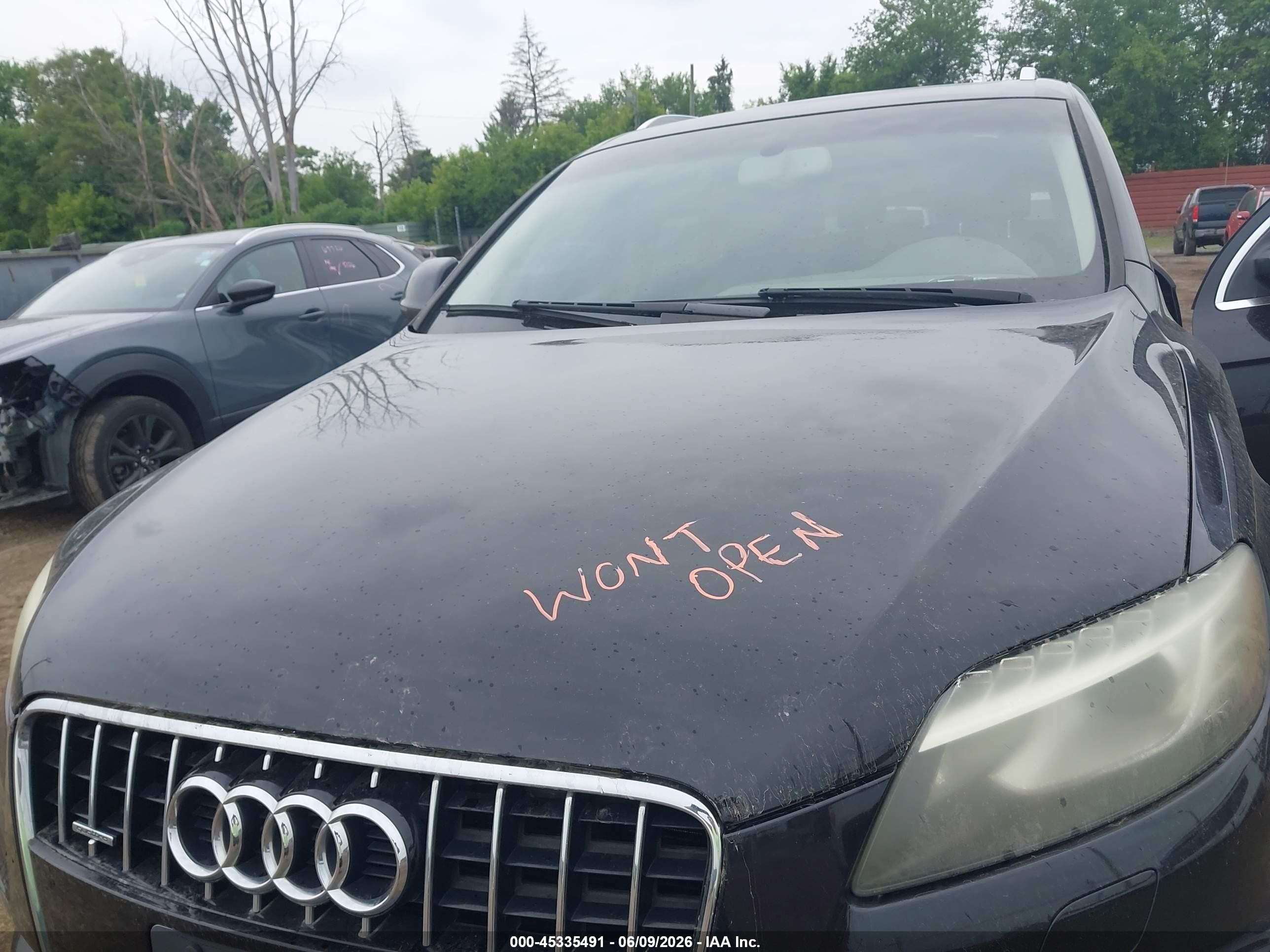 2014 Audi Q7 3.0t S Line Prestige Черный vin: WA1DGAFE8ED007357