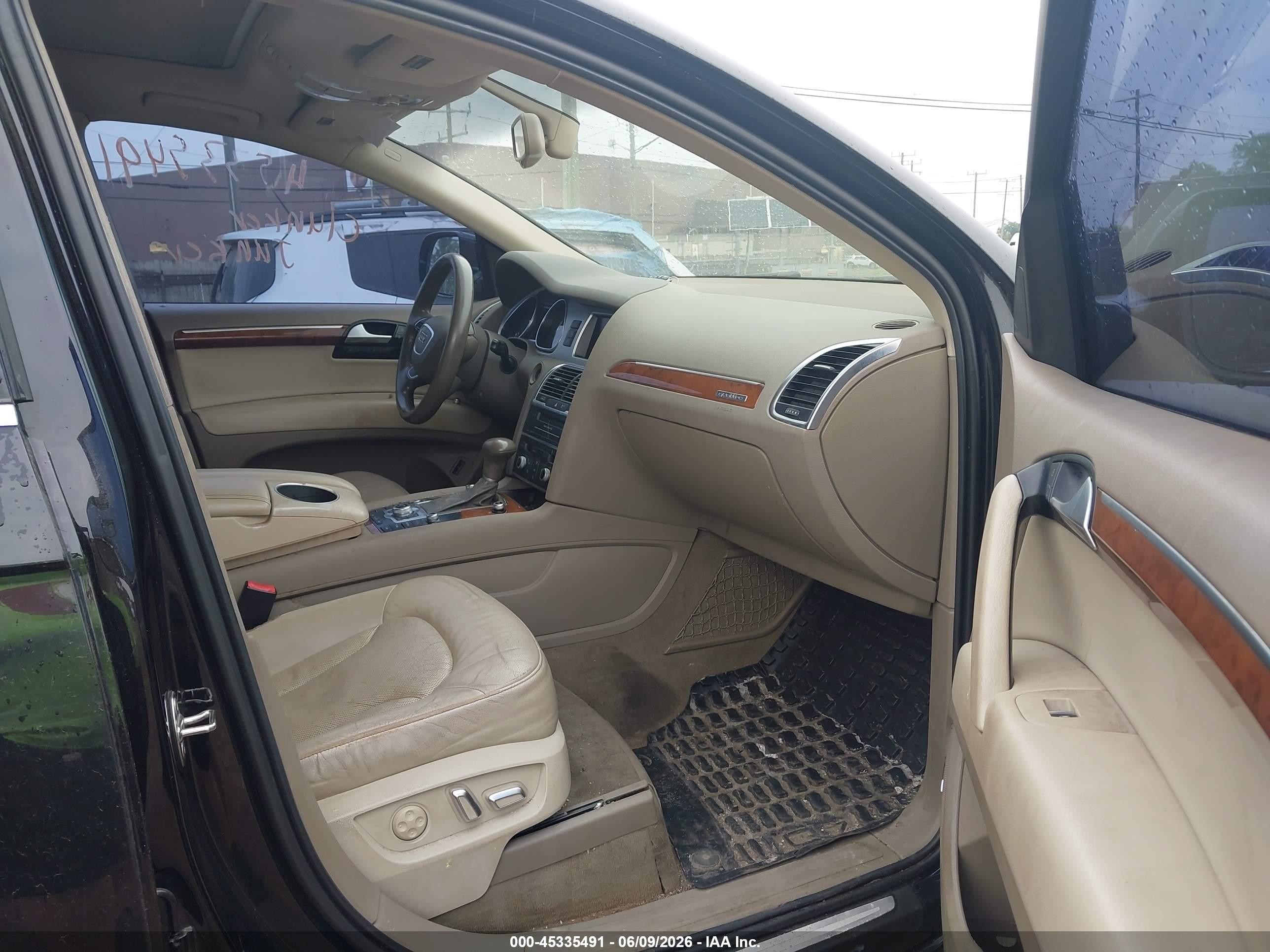 2014 Audi Q7 3.0t S Line Prestige Черный vin: WA1DGAFE8ED007357