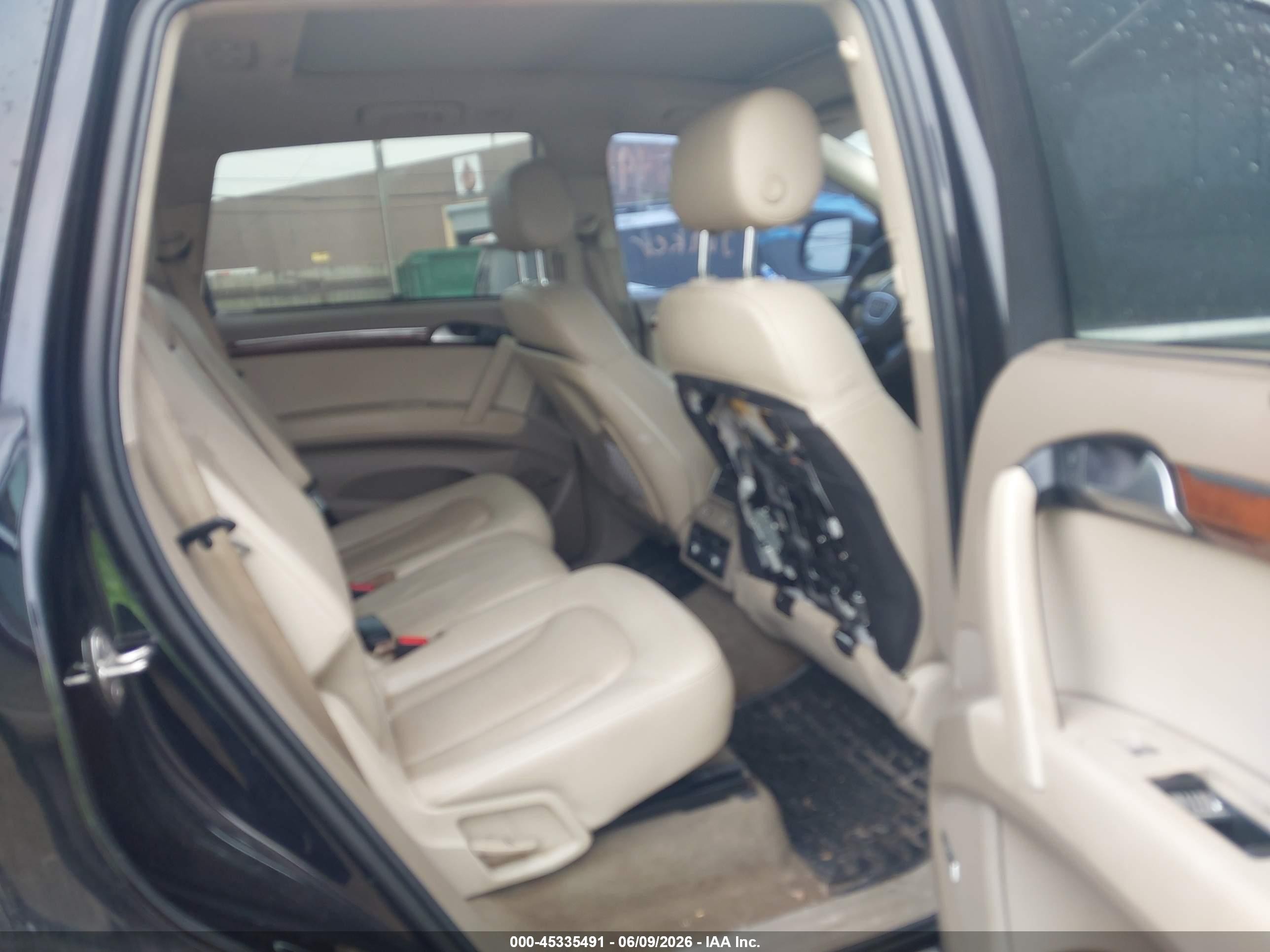 2014 Audi Q7 3.0t S Line Prestige Черный vin: WA1DGAFE8ED007357