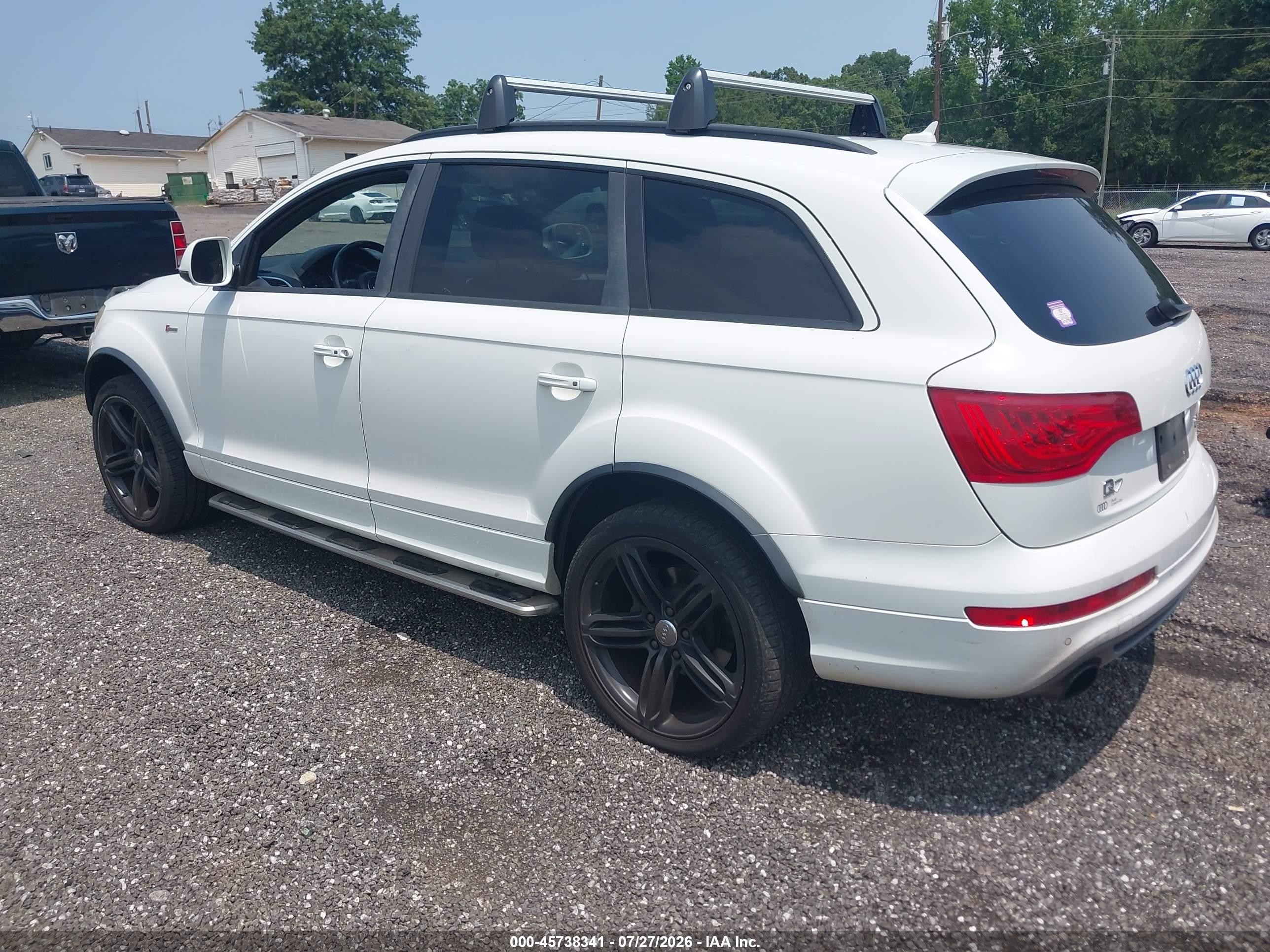 2014 Audi Q7 3.0t S Line Prestige Белый vin: WA1DGAFE8ED016219