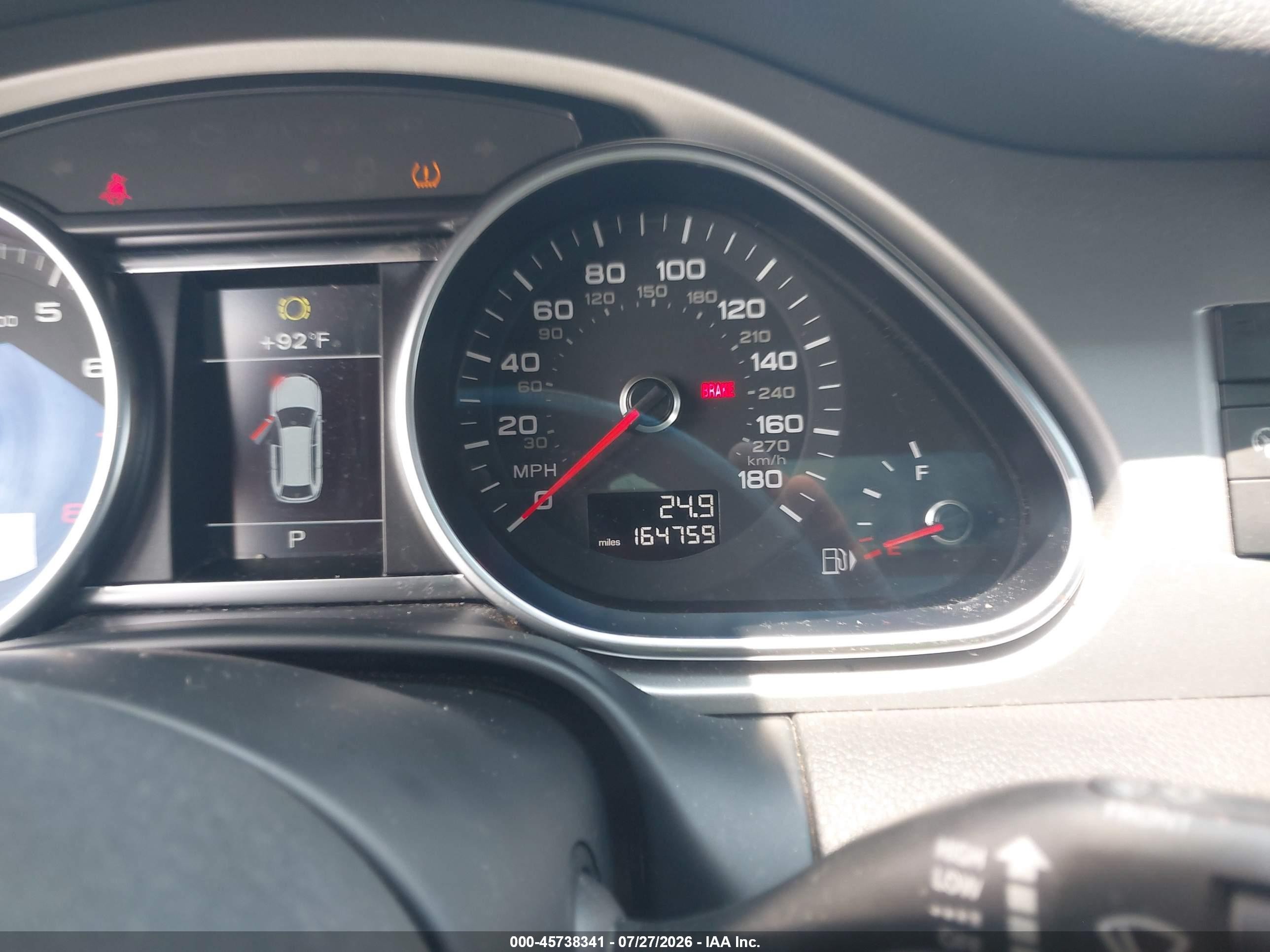 2014 Audi Q7 3.0t S Line Prestige Белый vin: WA1DGAFE8ED016219