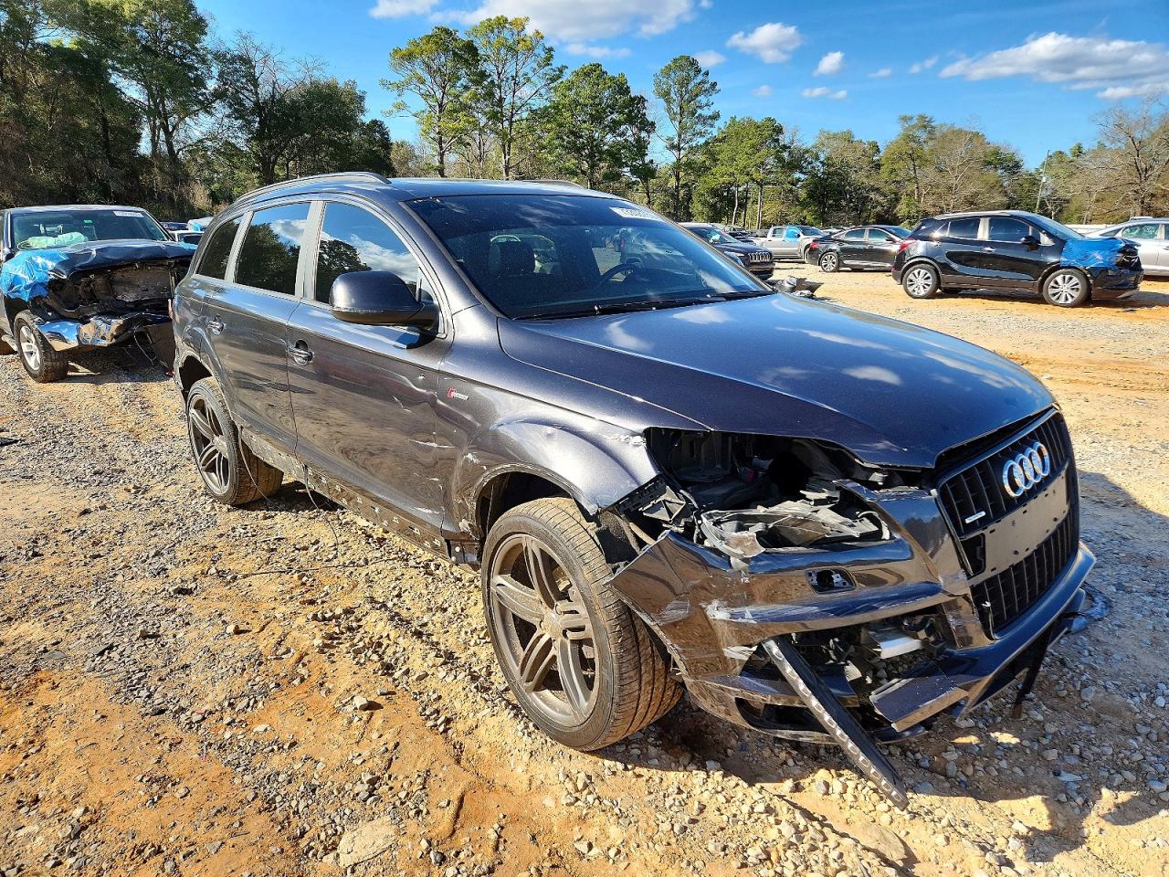 2015 Audi Q7 Prestige Gray vin: WA1DGAFE8FD001656