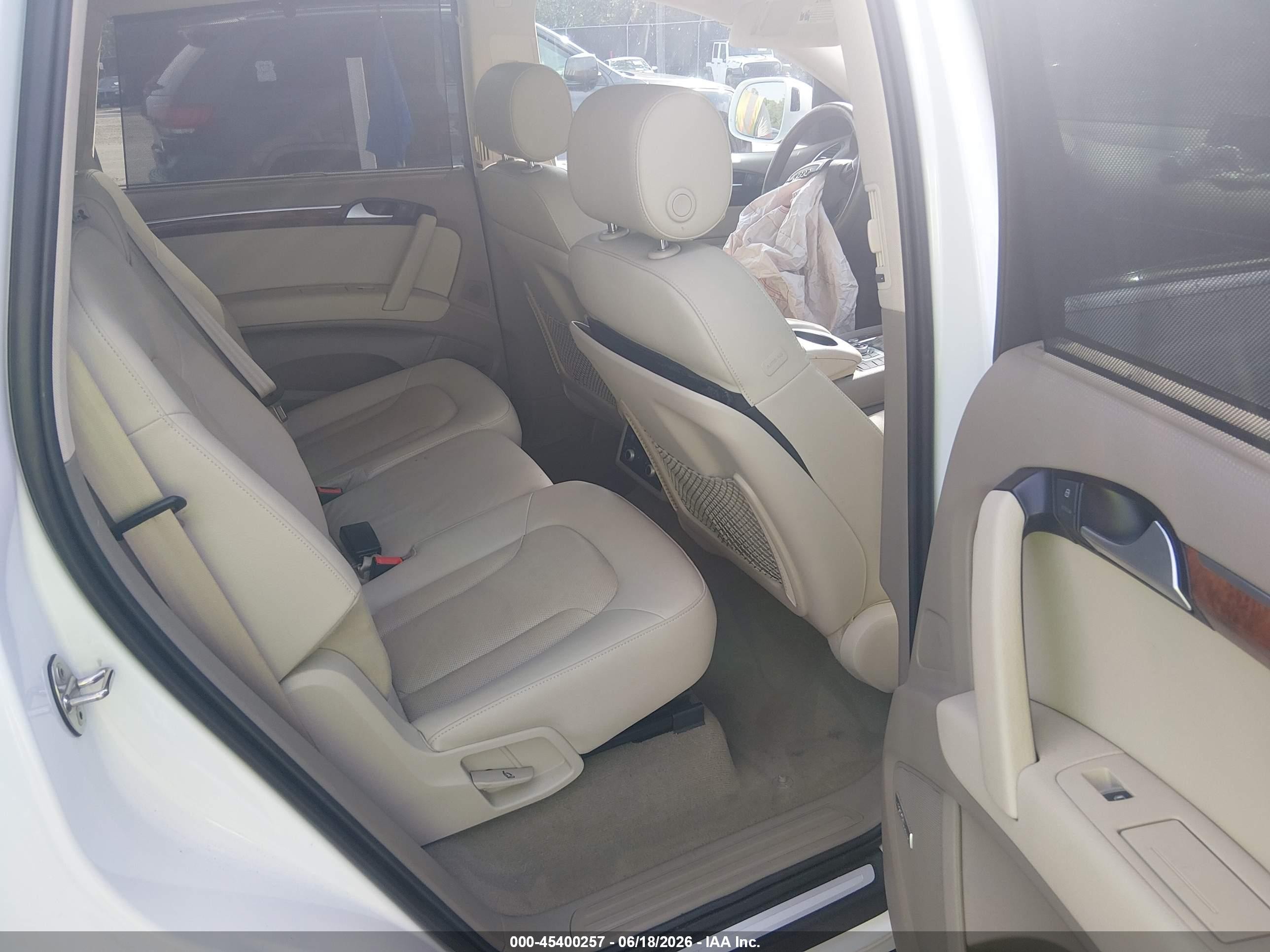 2015 Audi Q7 3.0t S Line Prestige White vin: WA1DGAFE8FD022751