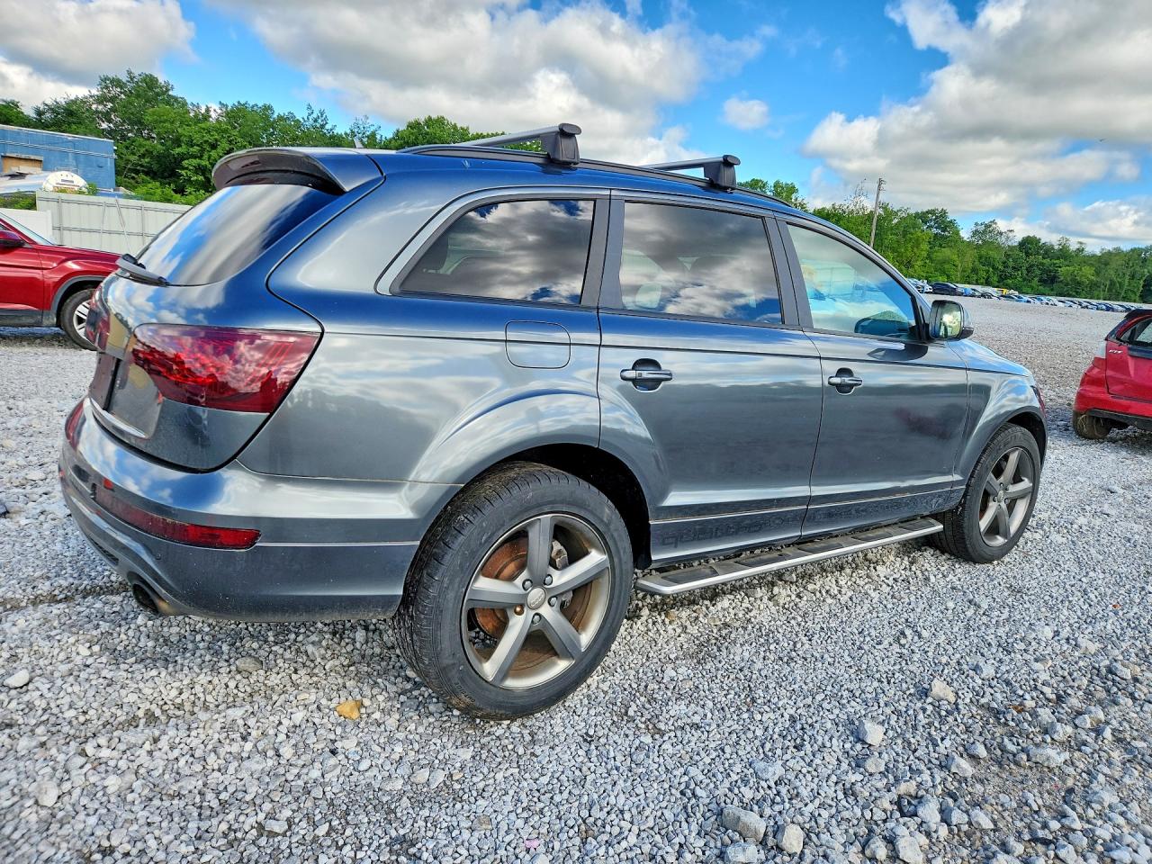 2015 Audi Q7 Prestige Серый vin: WA1DGAFE8FD023074