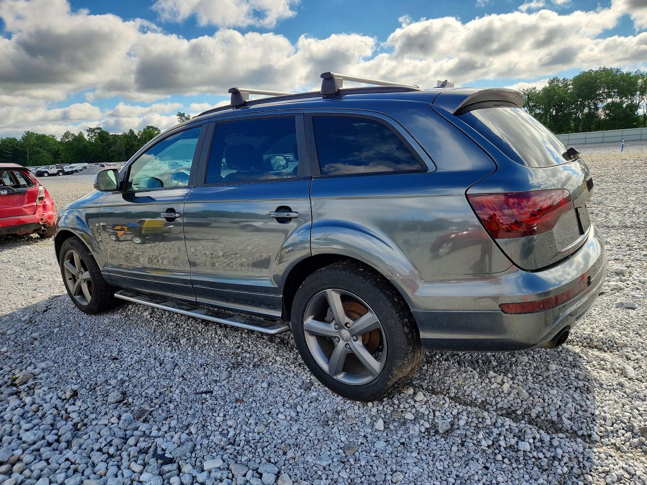 2015 Audi Q7 Prestige Серый vin: WA1DGAFE8FD023074