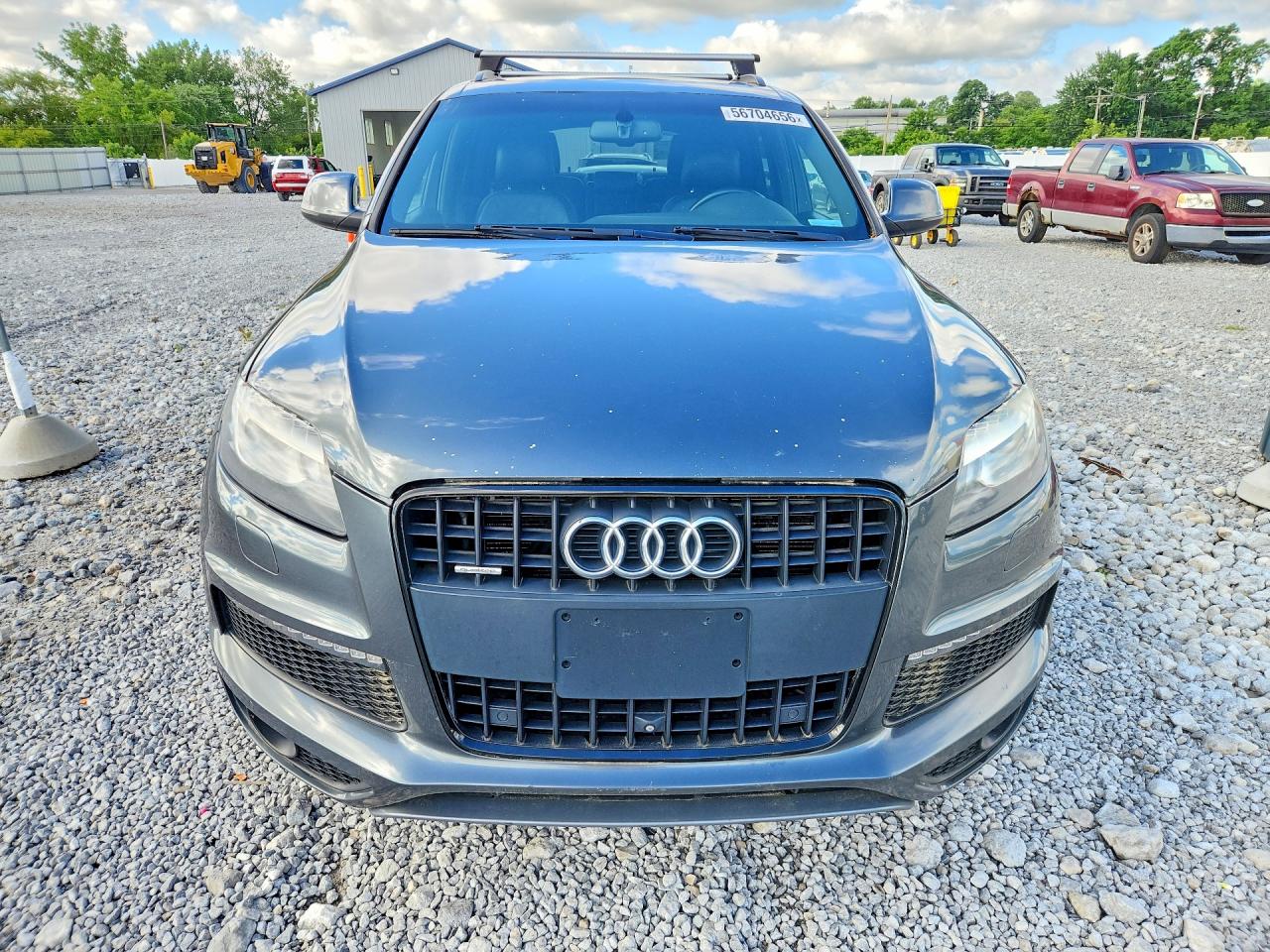 2015 Audi Q7 Prestige Серый vin: WA1DGAFE8FD023074