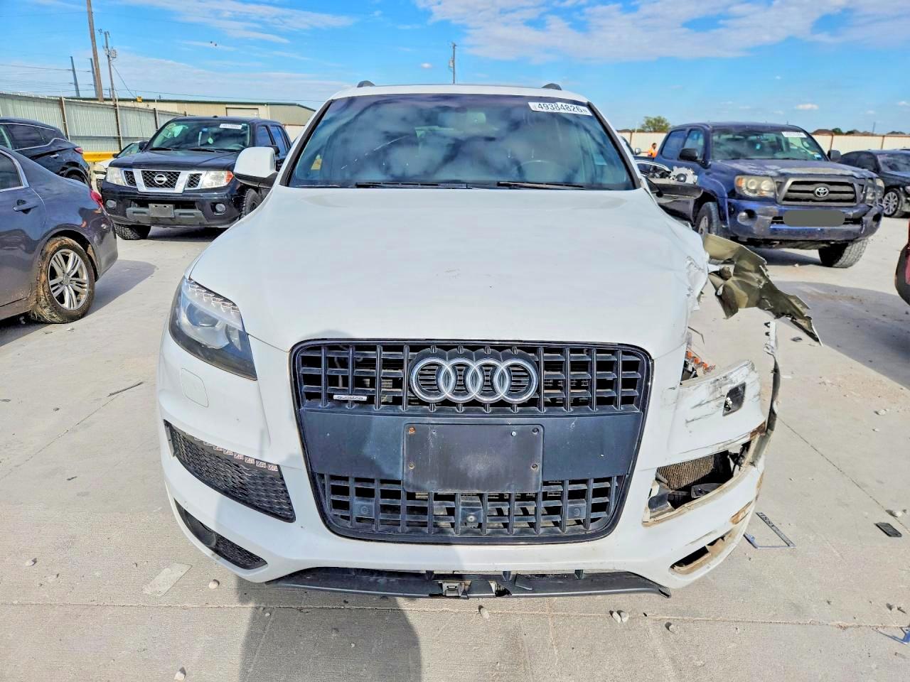 2015 Audi Q7 Prestige White vin: WA1DGAFE8FD030784