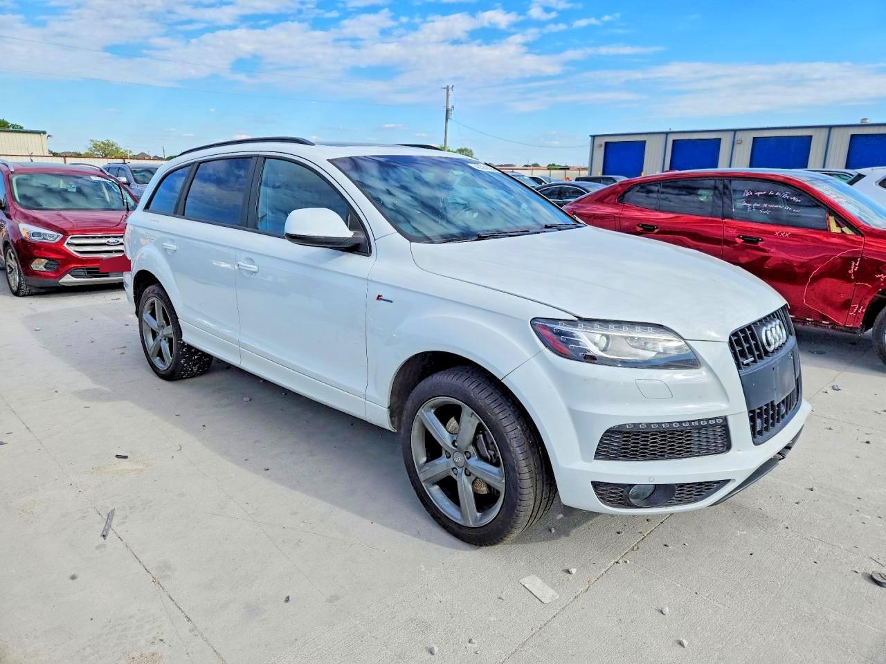 2015 Audi Q7 Prestige White vin: WA1DGAFE8FD030784