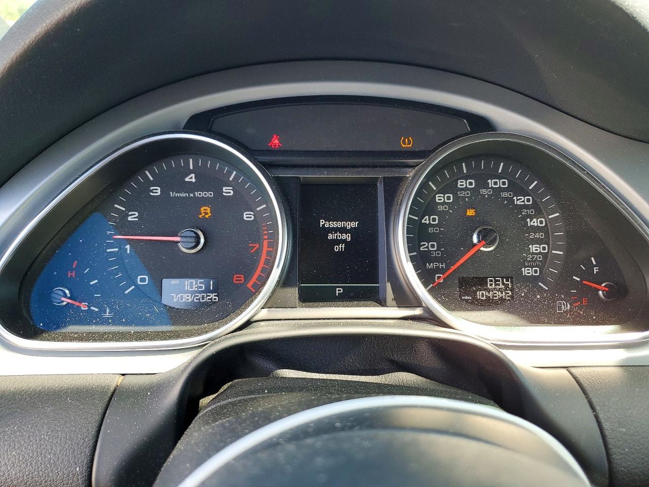 2014 Audi Q7 Prestige White vin: WA1DGAFE9ED011708