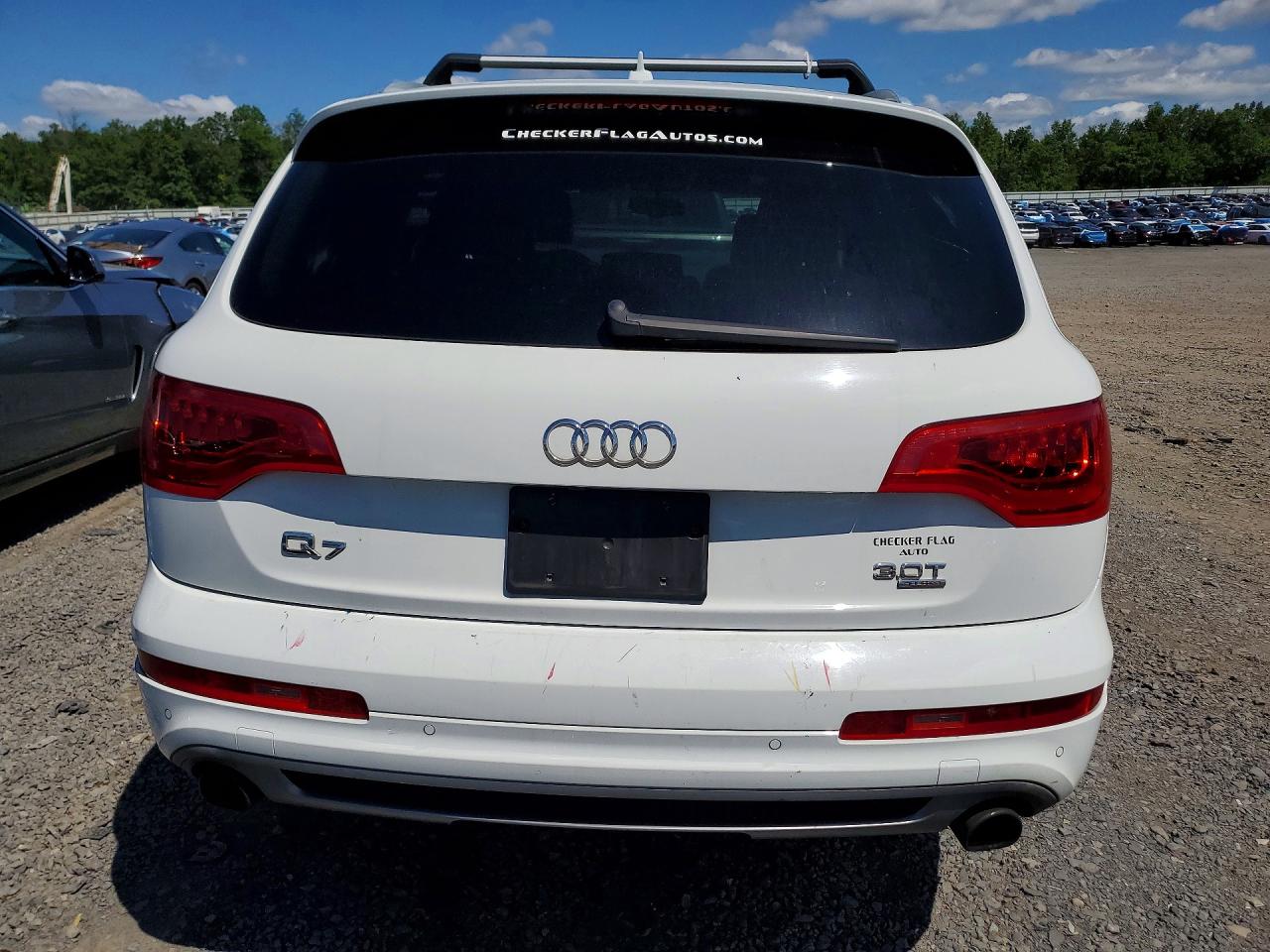 2014 Audi Q7 Prestige White vin: WA1DGAFE9ED011708