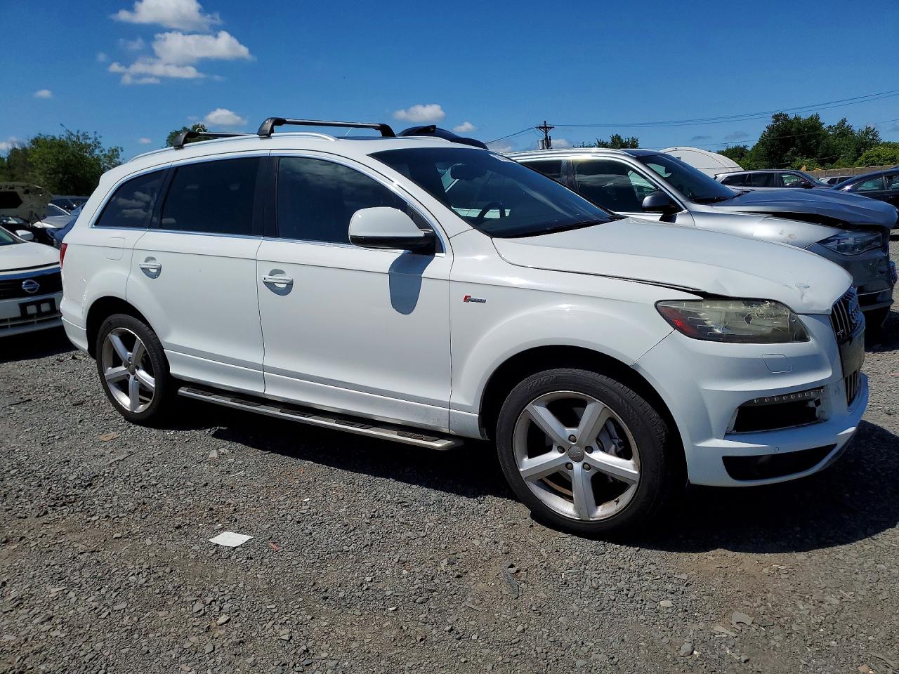 2014 Audi Q7 Prestige White vin: WA1DGAFE9ED011708