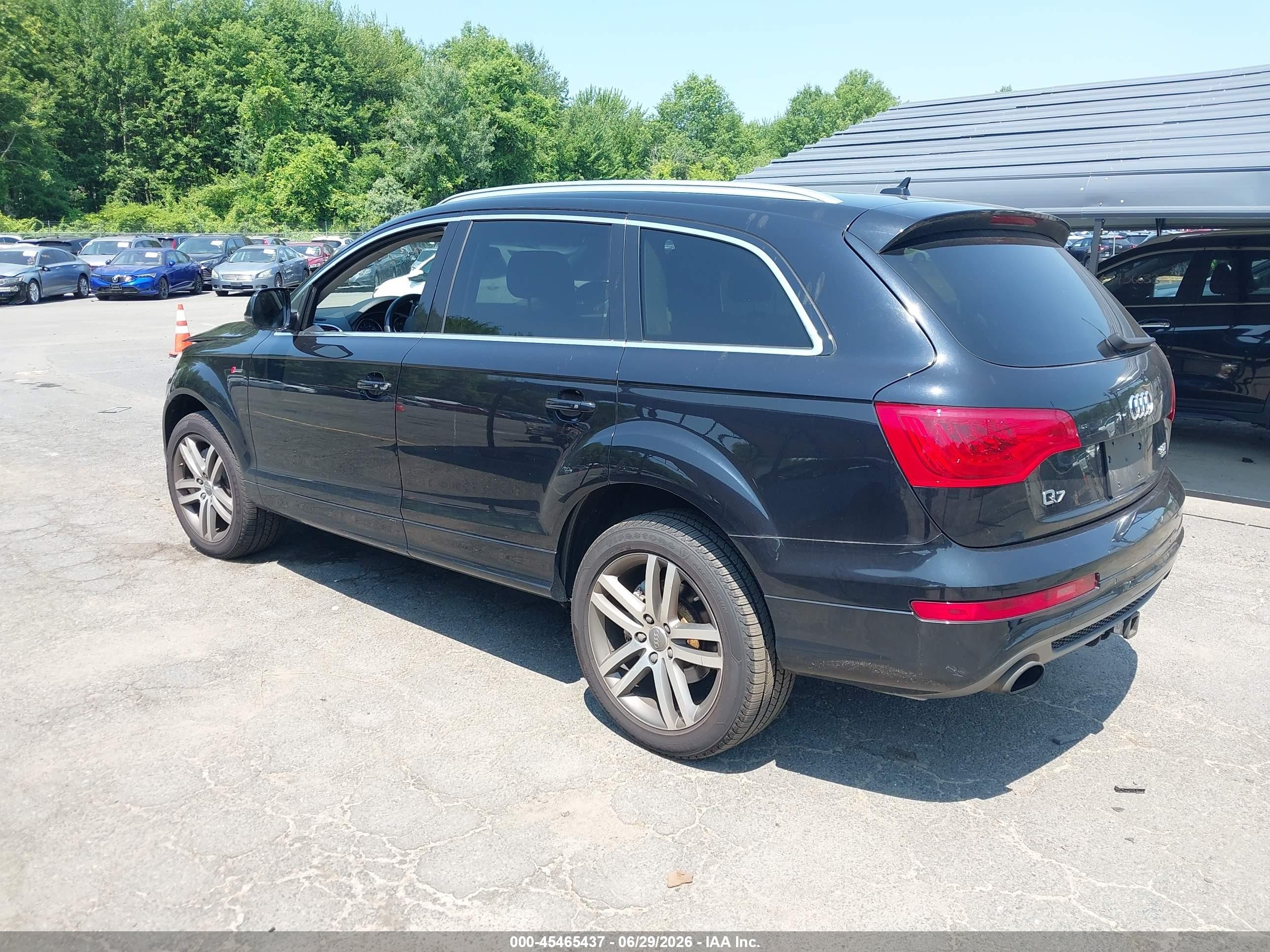 2014 Audi Q7 3.0t S Line Prestige Black vin: WA1DGAFE9ED011756