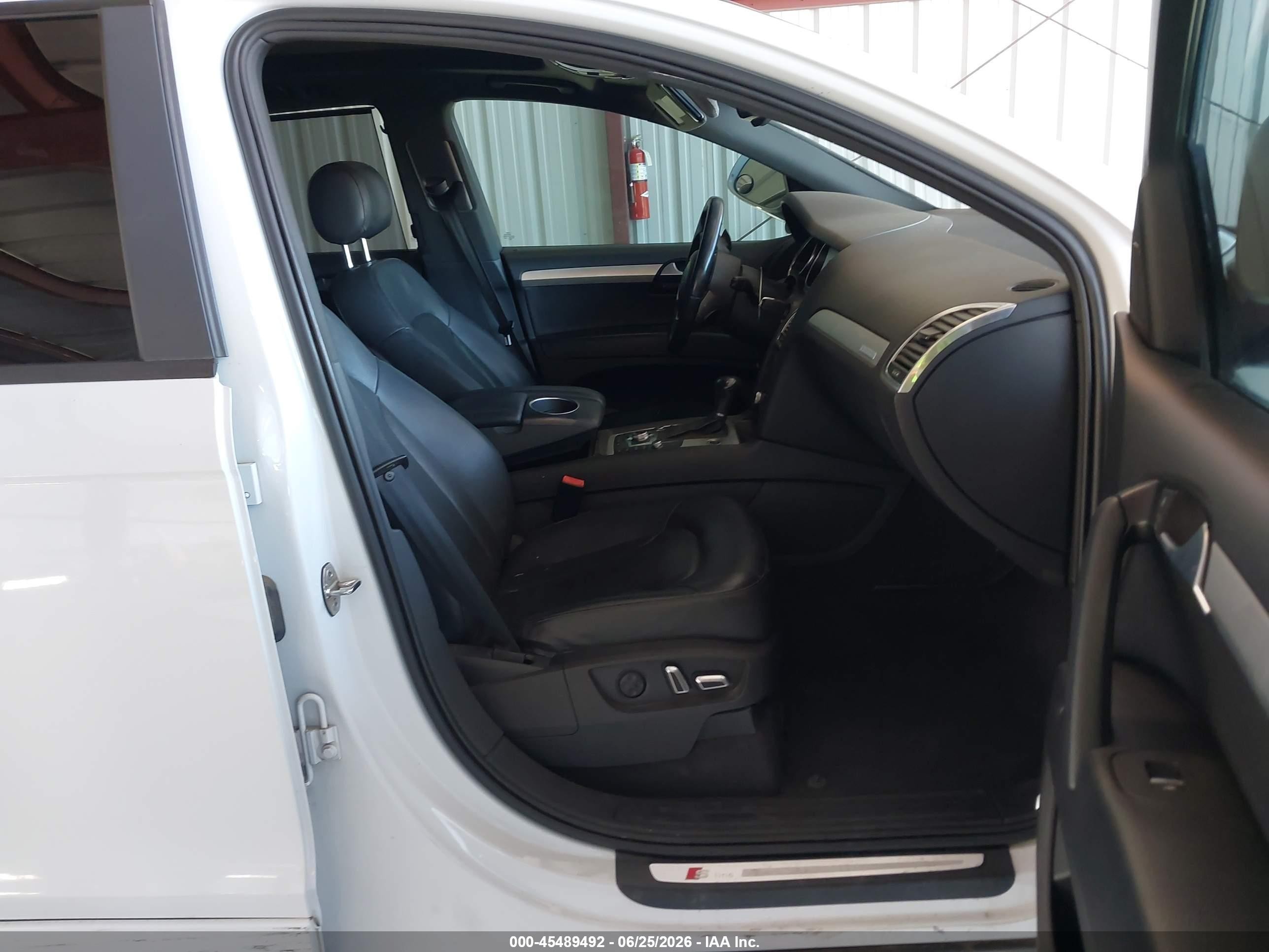 2014 Audi Q7 3.0t S Line Prestige White vin: WA1DGAFE9ED012051