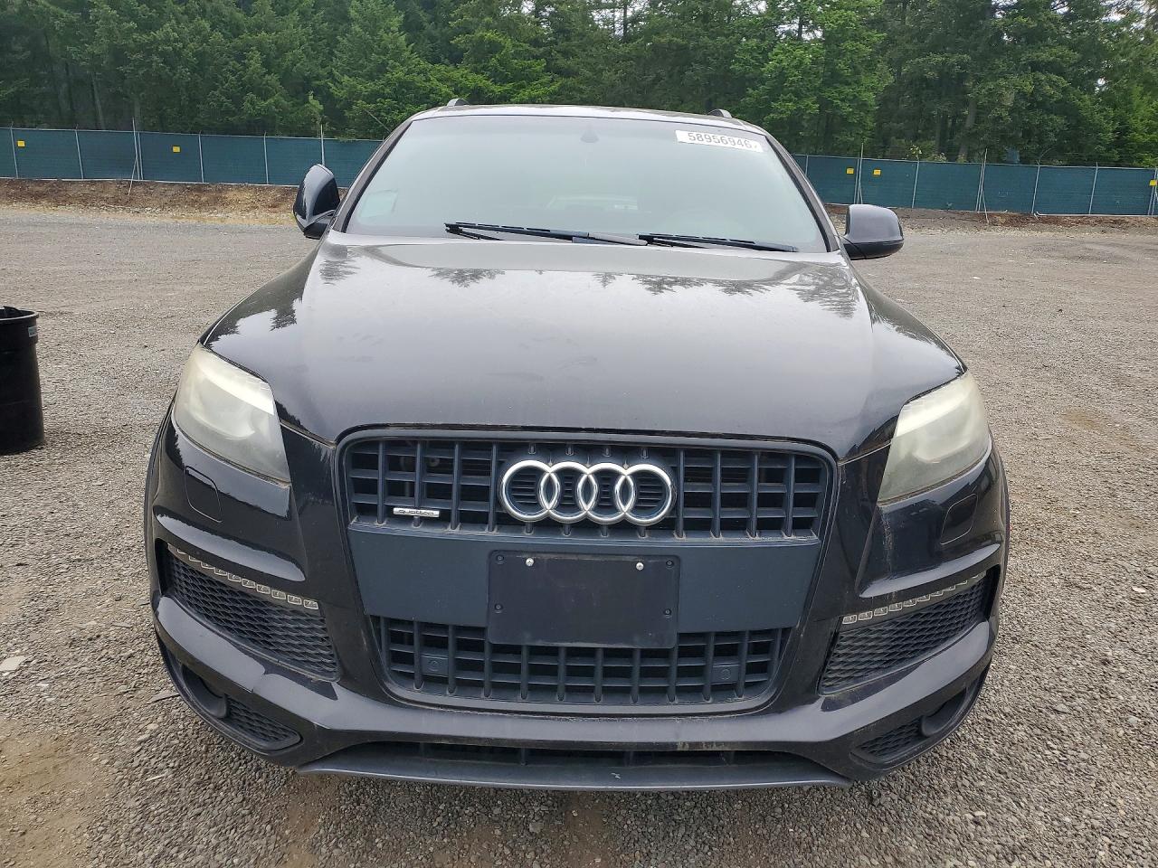 2014 Audi Q7 Prestige Black vin: WA1DGAFE9ED015502