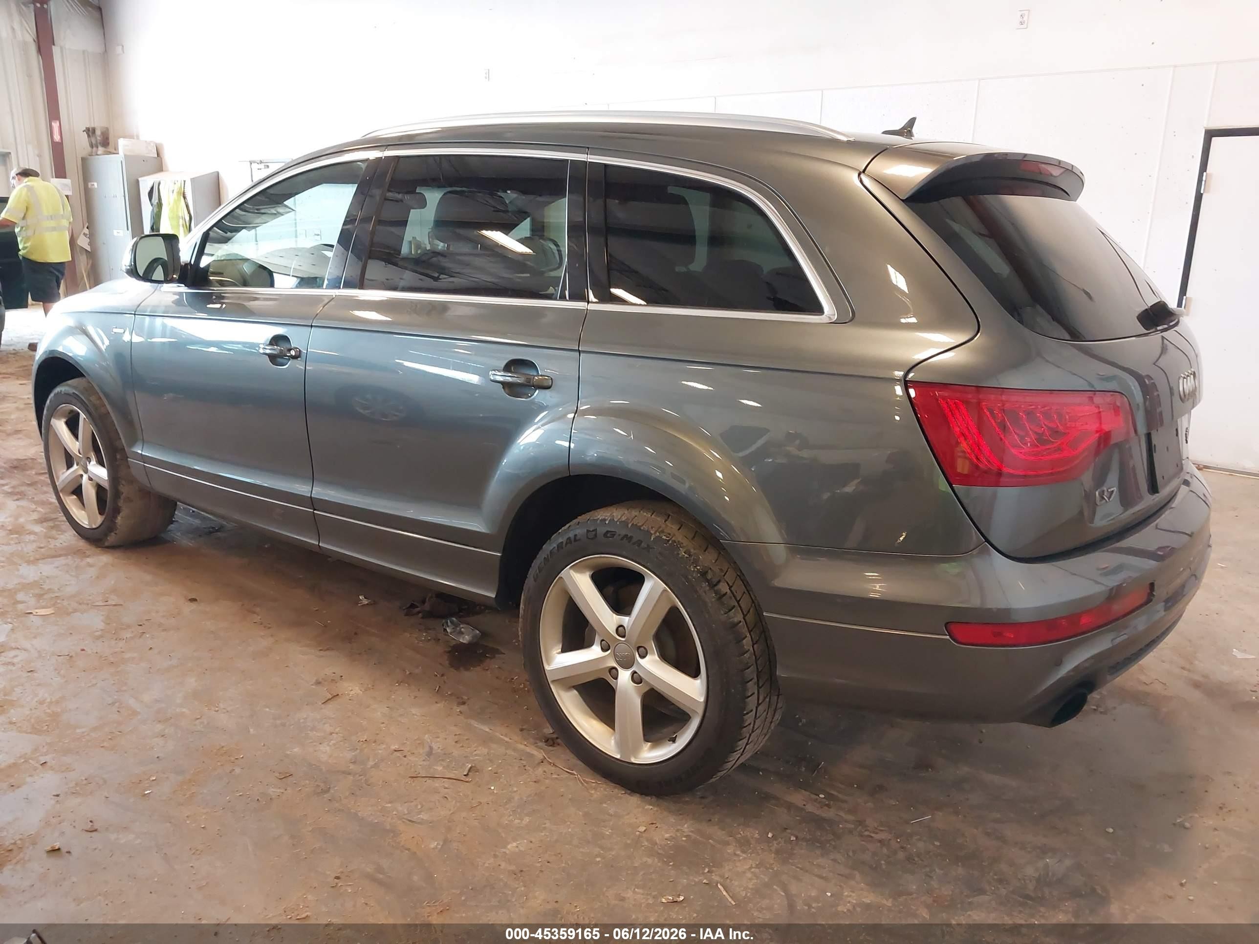2014 Audi Q7 3.0t S Line Prestige Gray vin: WA1DGAFE9ED018402