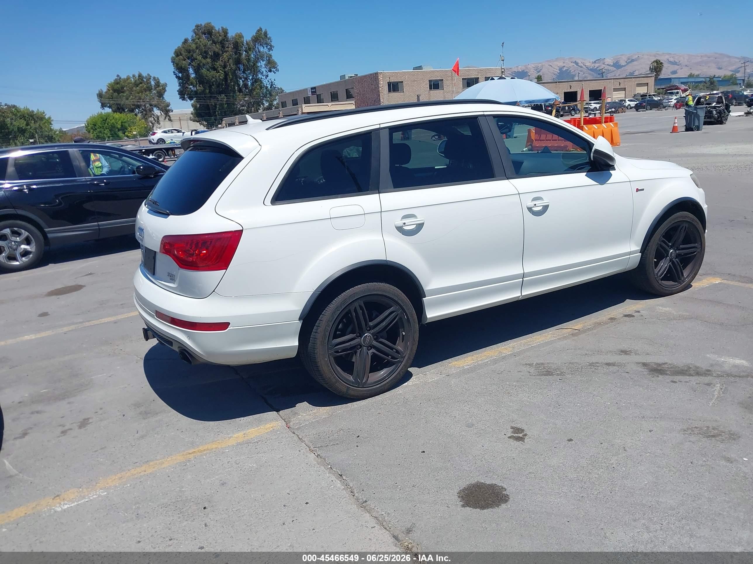 2015 Audi Q7 3.0t S Line Prestige White vin: WA1DGAFE9FD013332