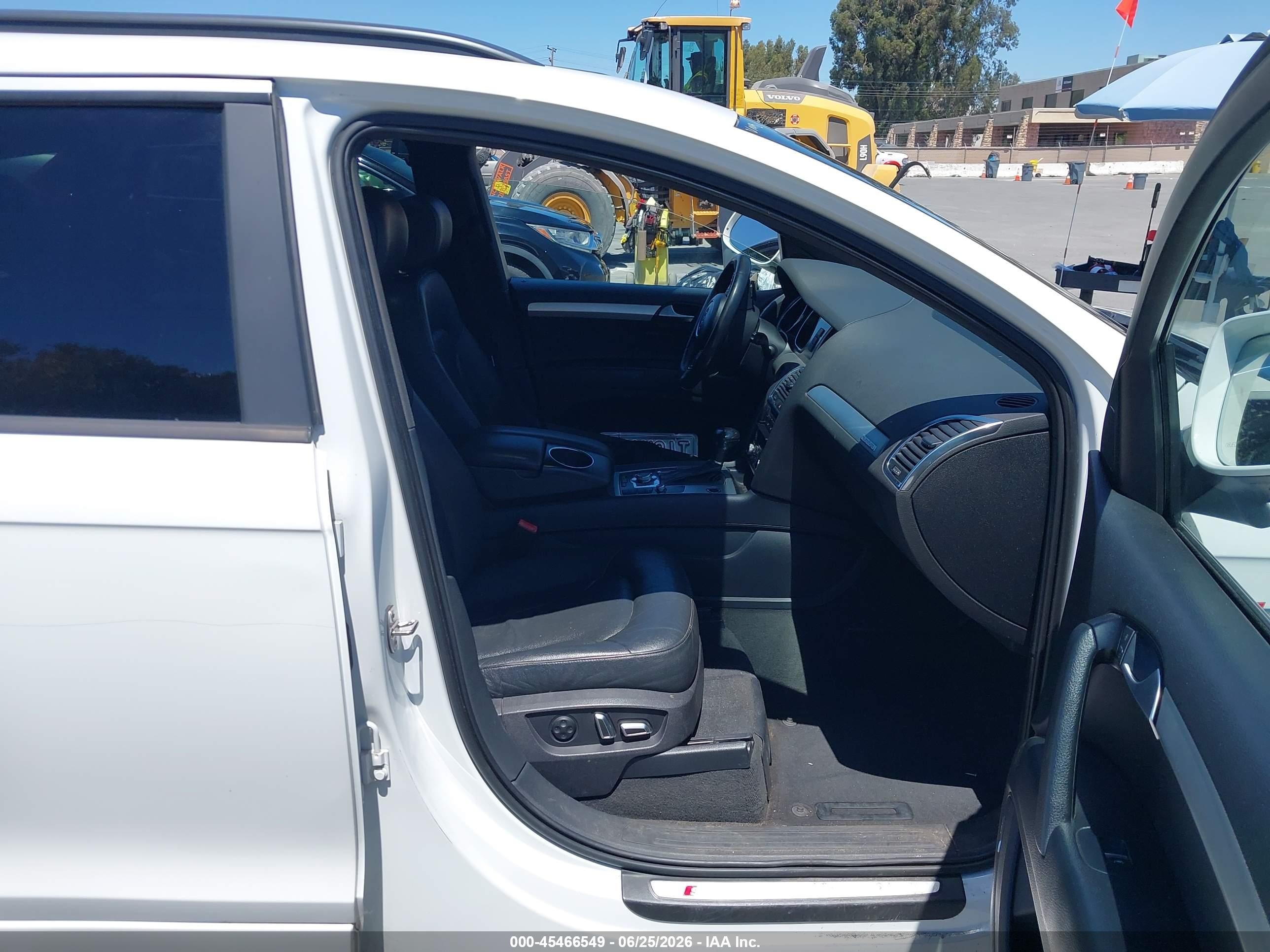 2015 Audi Q7 3.0t S Line Prestige White vin: WA1DGAFE9FD013332