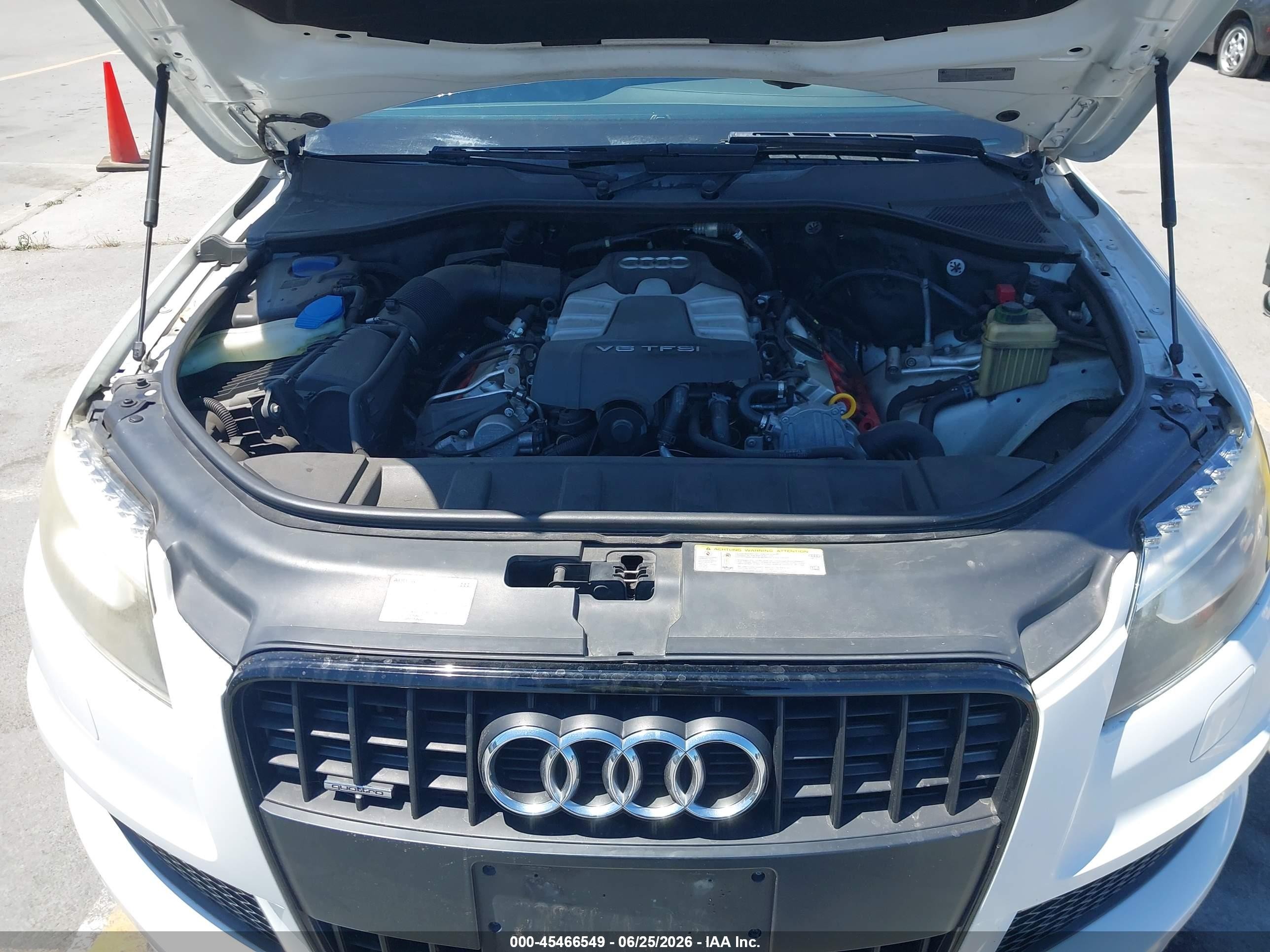 2015 Audi Q7 3.0t S Line Prestige White vin: WA1DGAFE9FD013332