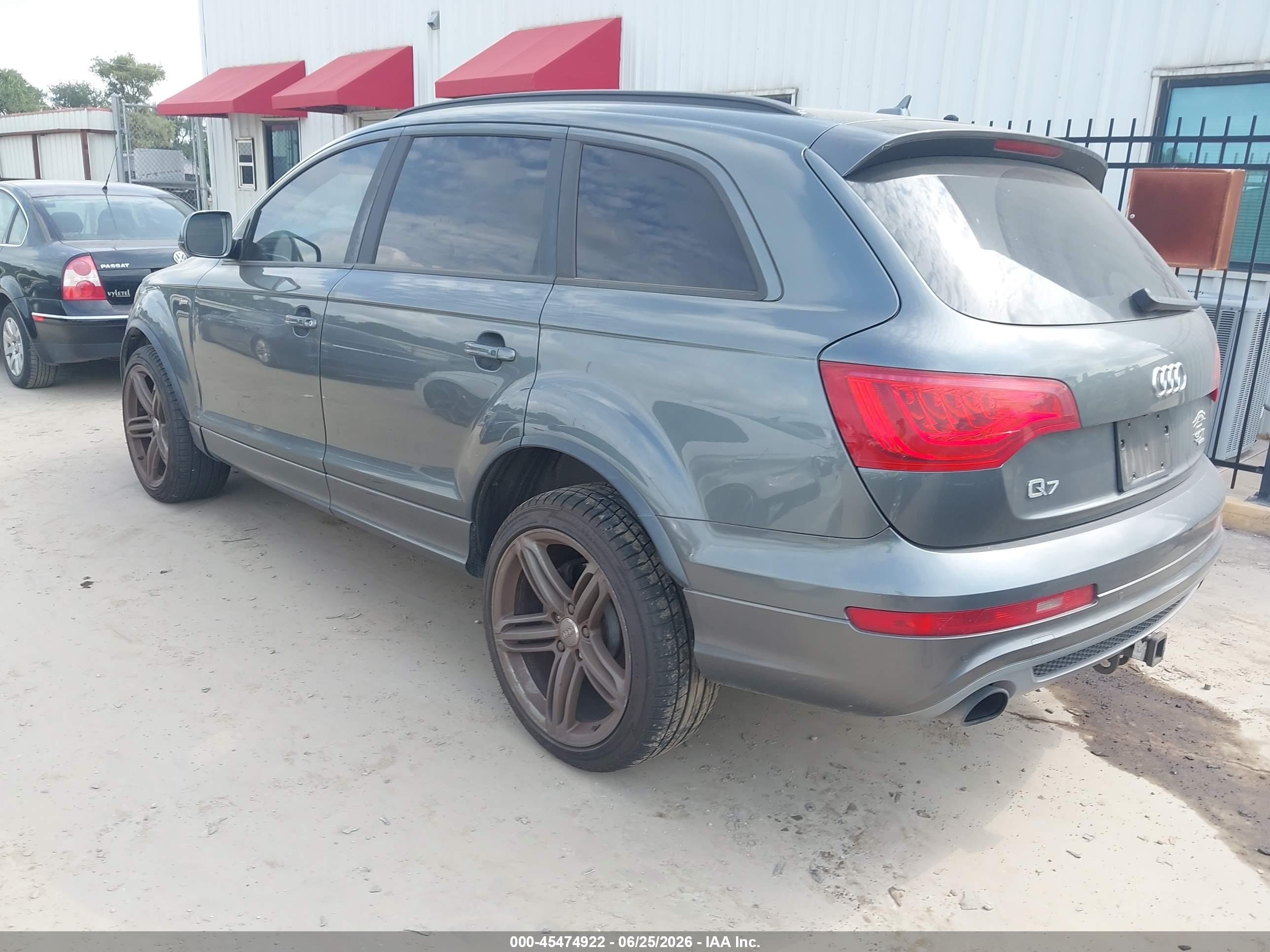 2015 Audi Q7 3.0t S Line Prestige Gray vin: WA1DGAFE9FD016540
