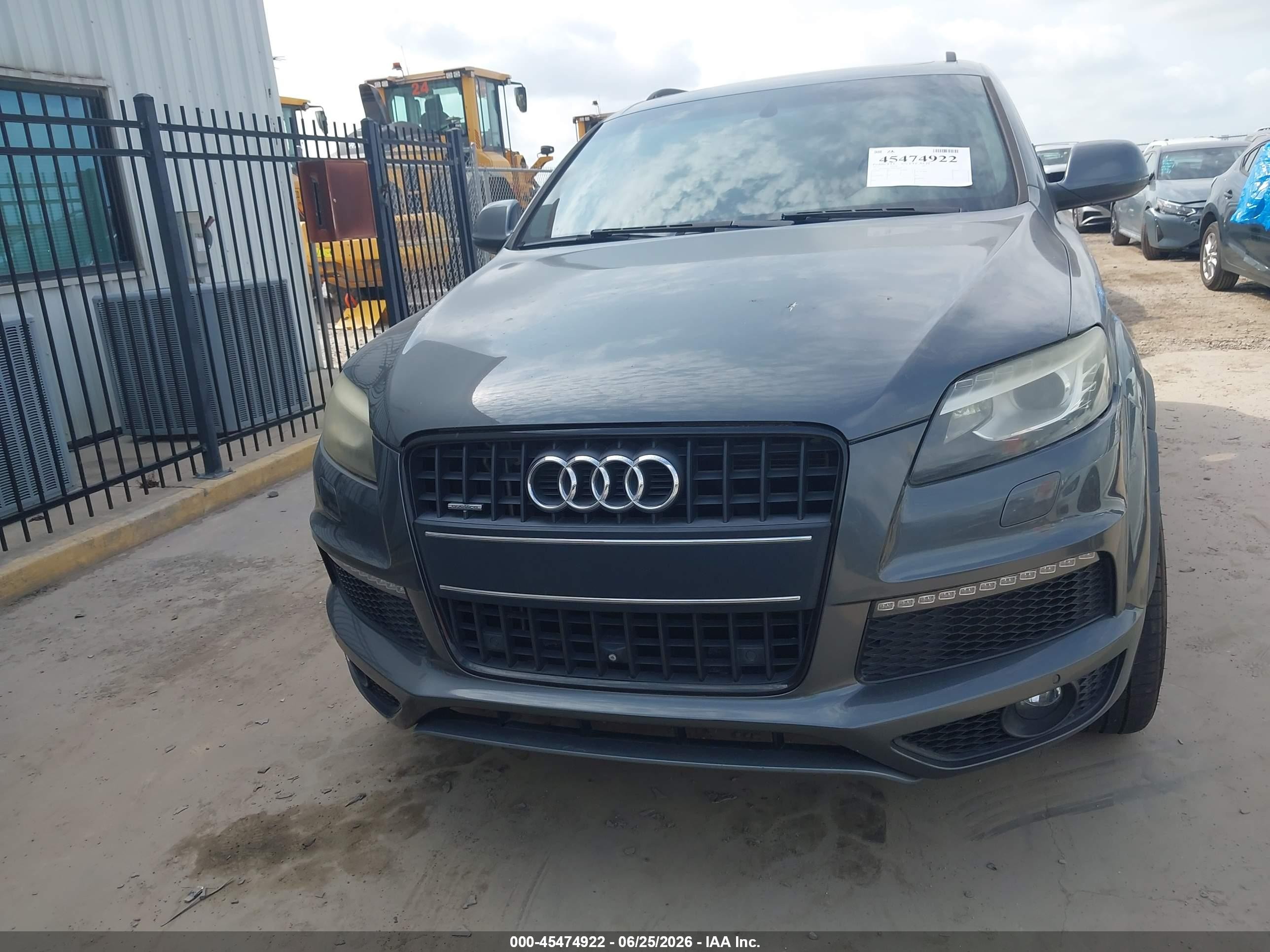 2015 Audi Q7 3.0t S Line Prestige Gray vin: WA1DGAFE9FD016540