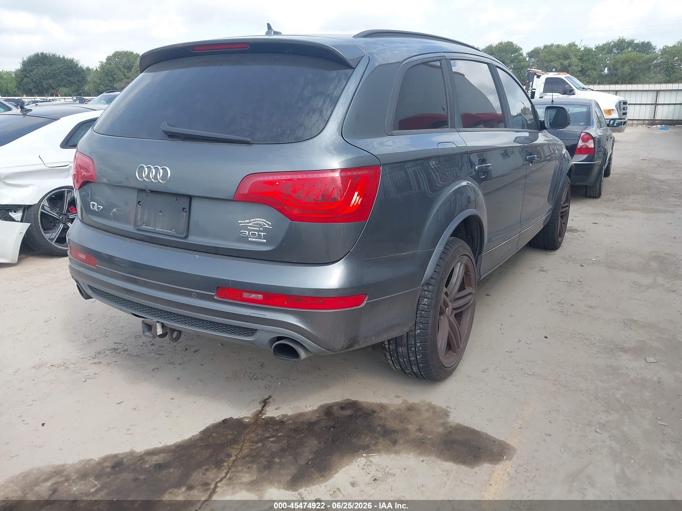2015 Audi Q7 3.0t S Line Prestige Gray vin: WA1DGAFE9FD016540