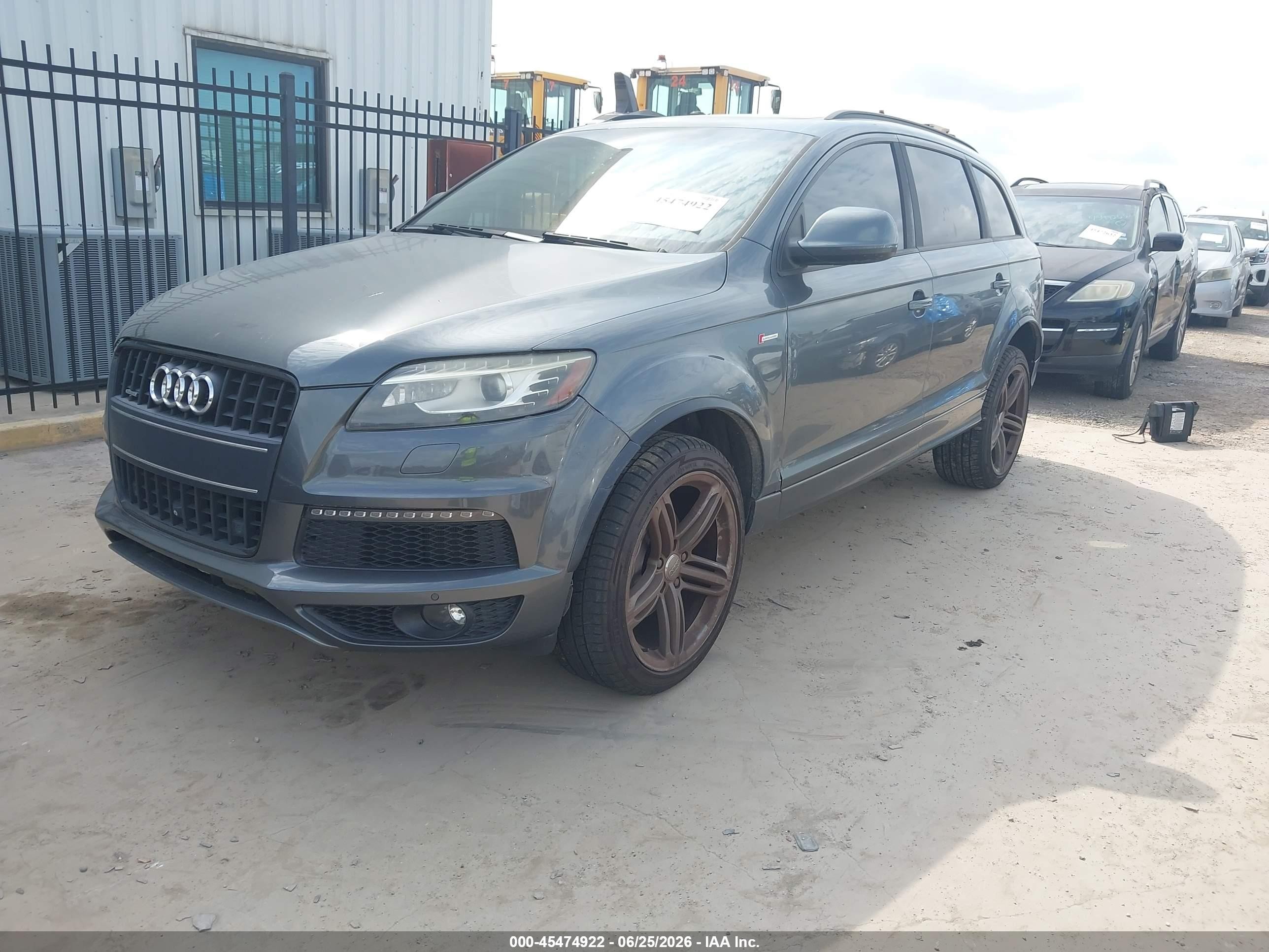 2015 Audi Q7 3.0t S Line Prestige Gray vin: WA1DGAFE9FD016540
