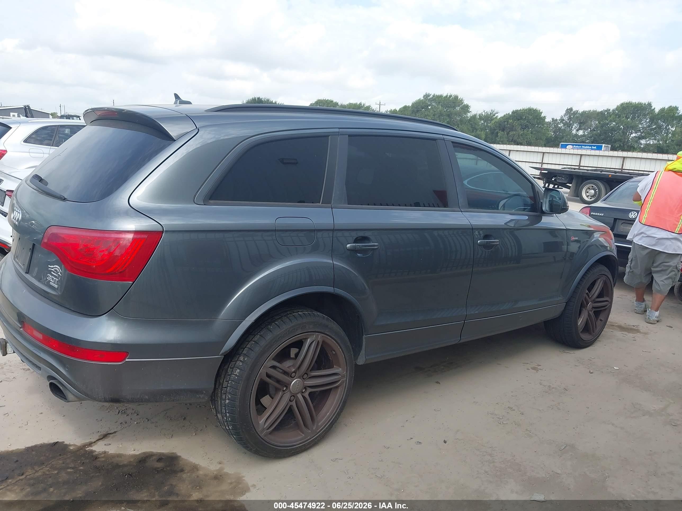 2015 Audi Q7 3.0t S Line Prestige Gray vin: WA1DGAFE9FD016540
