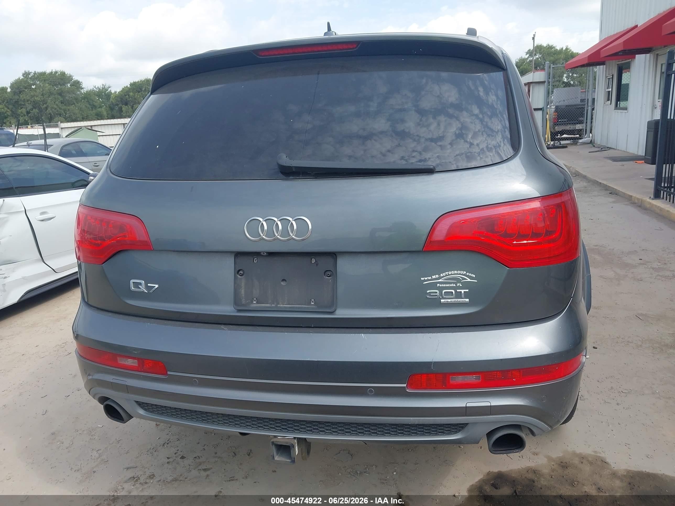 2015 Audi Q7 3.0t S Line Prestige Gray vin: WA1DGAFE9FD016540