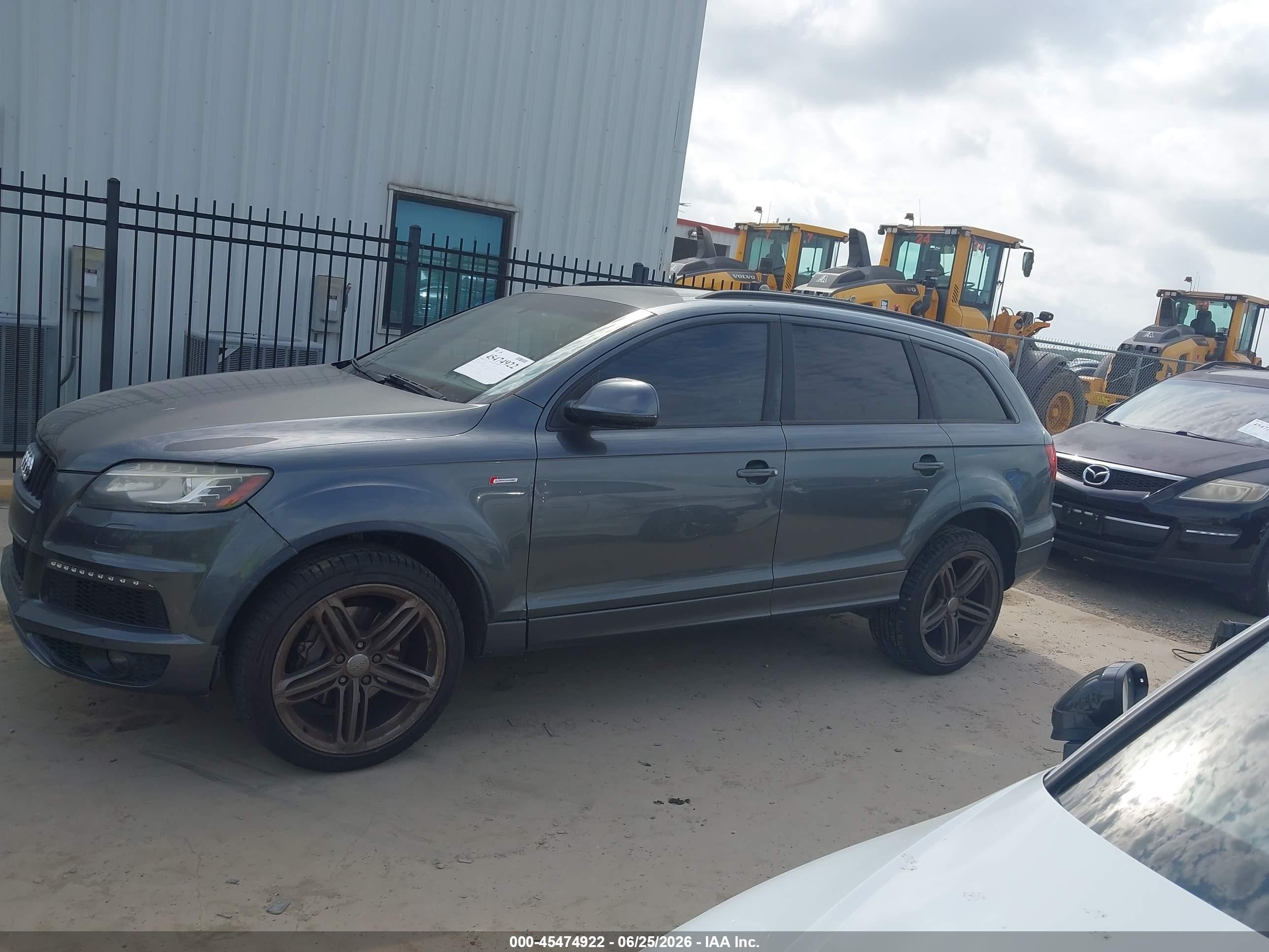 2015 Audi Q7 3.0t S Line Prestige Gray vin: WA1DGAFE9FD016540