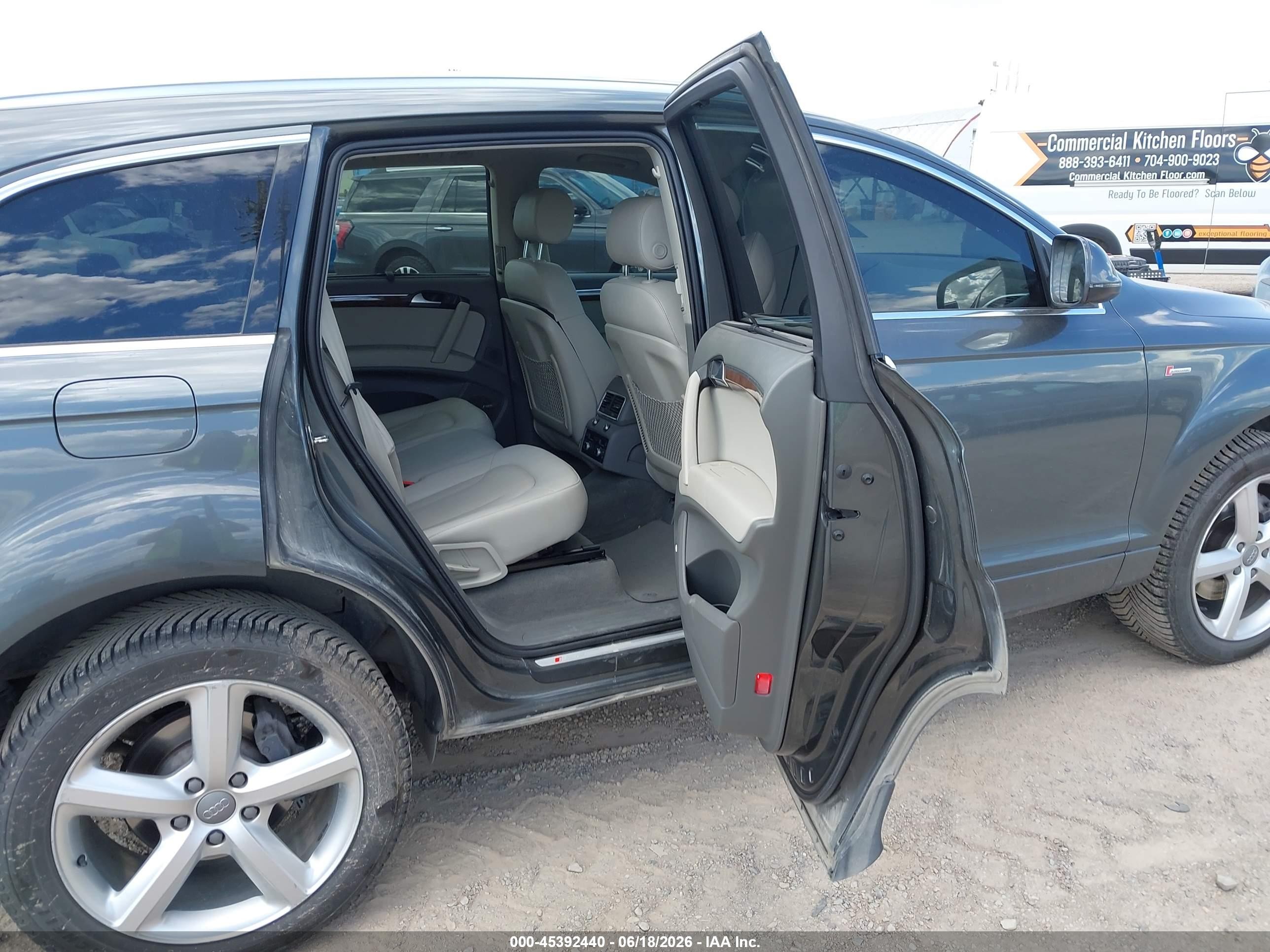 2013 Audi Q7 3.0t S Line Prestige Gray vin: WA1DGAFEXDD006158