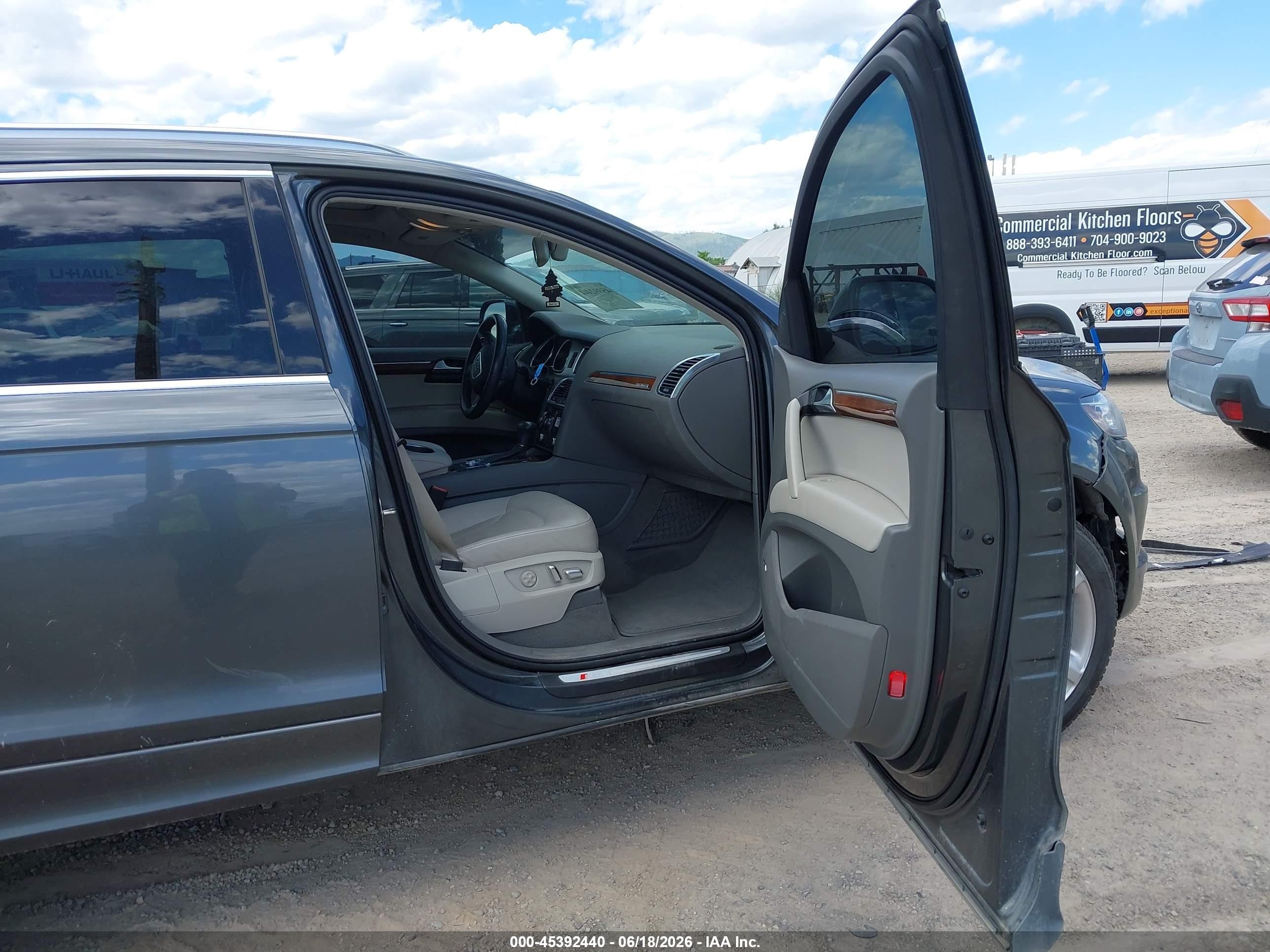 2013 Audi Q7 3.0t S Line Prestige Gray vin: WA1DGAFEXDD006158