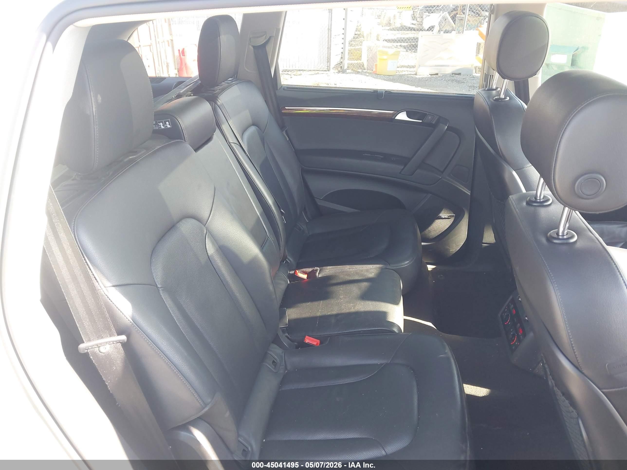 2015 Audi Q7 3.0t S Line Prestige White vin: WA1DGAFEXFD009029