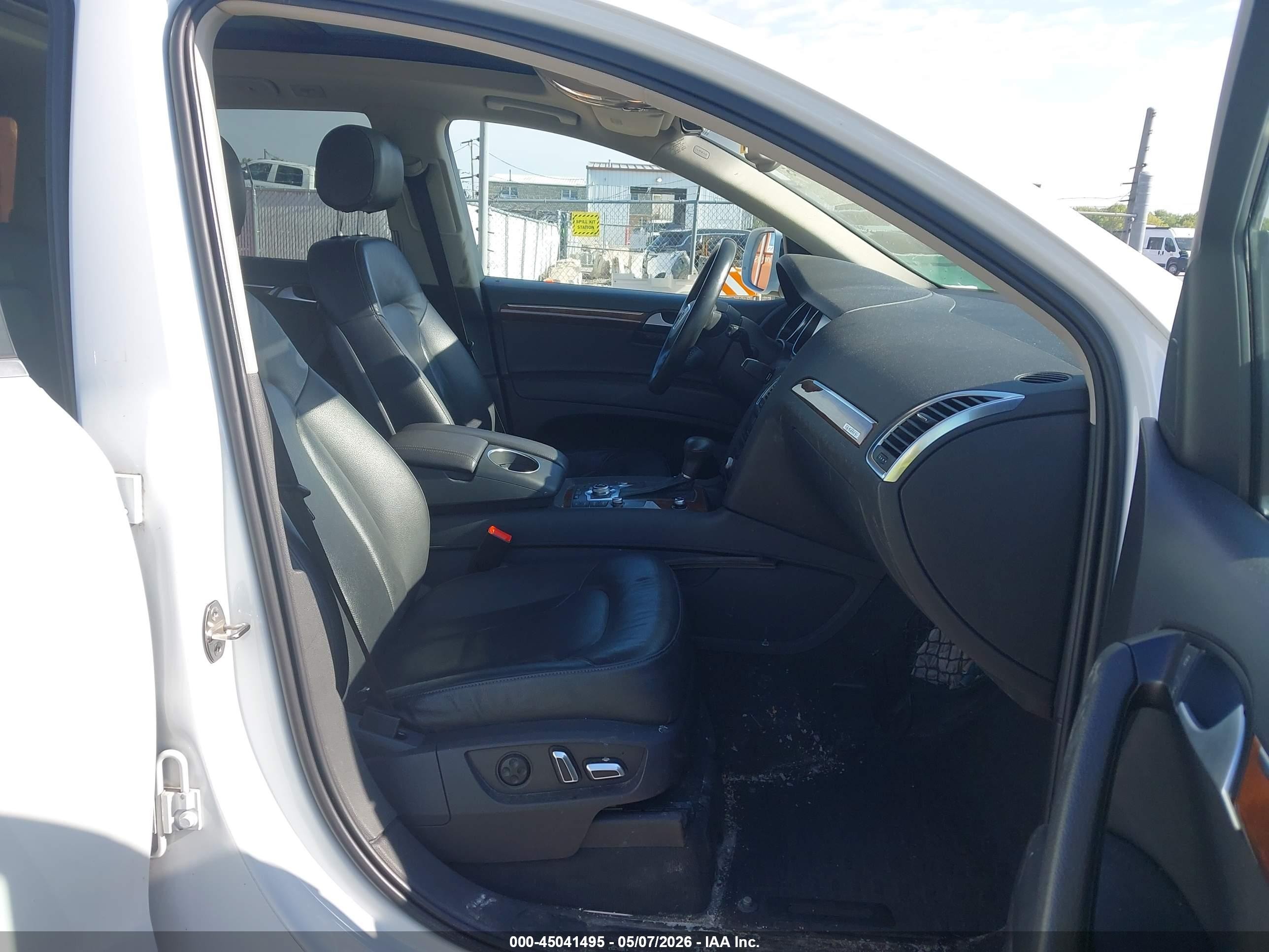 2015 Audi Q7 3.0t S Line Prestige White vin: WA1DGAFEXFD009029