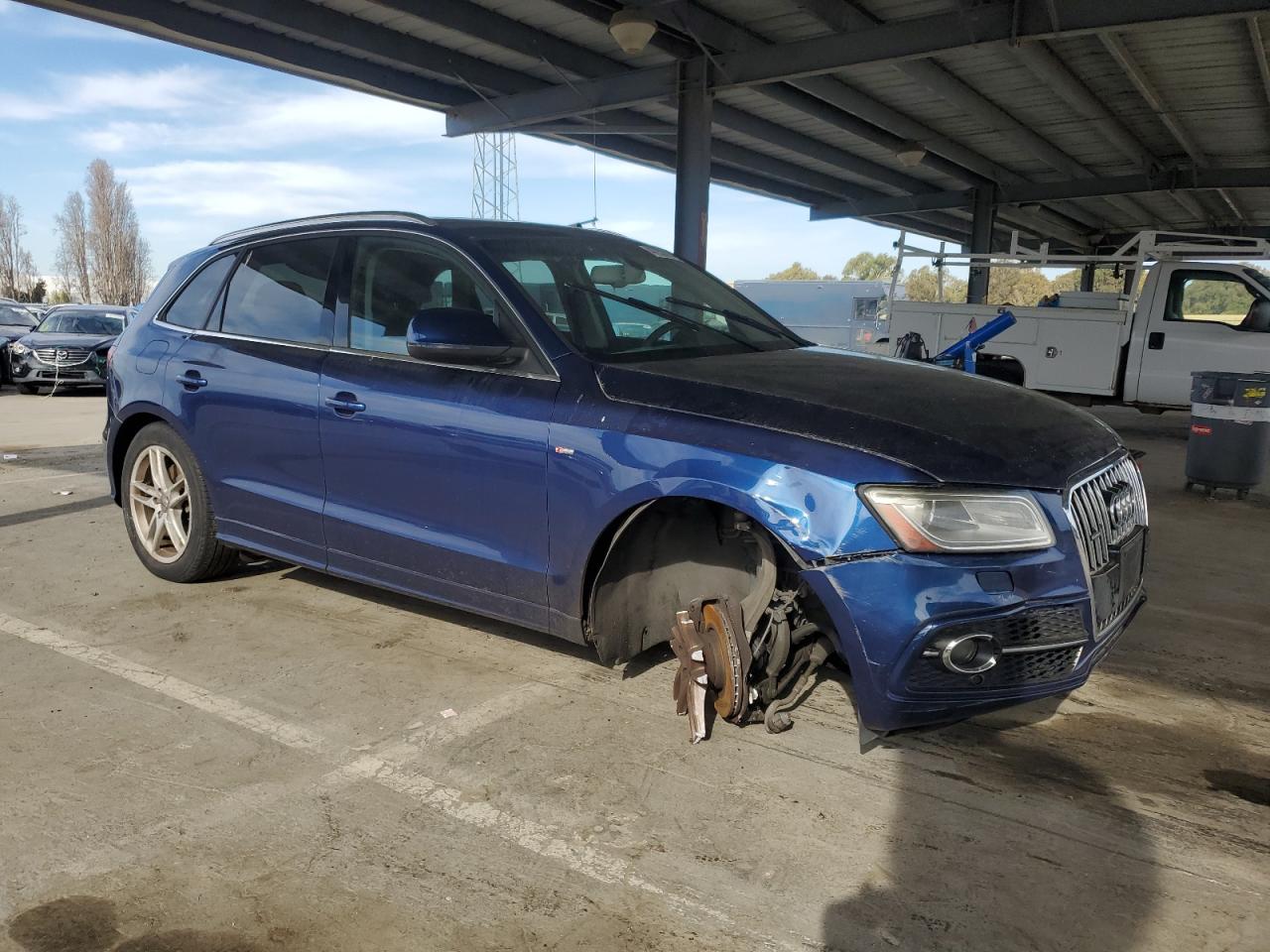 2013 Audi Q5 Premium Plus Blue vin: WA1DGAFP0DA027796
