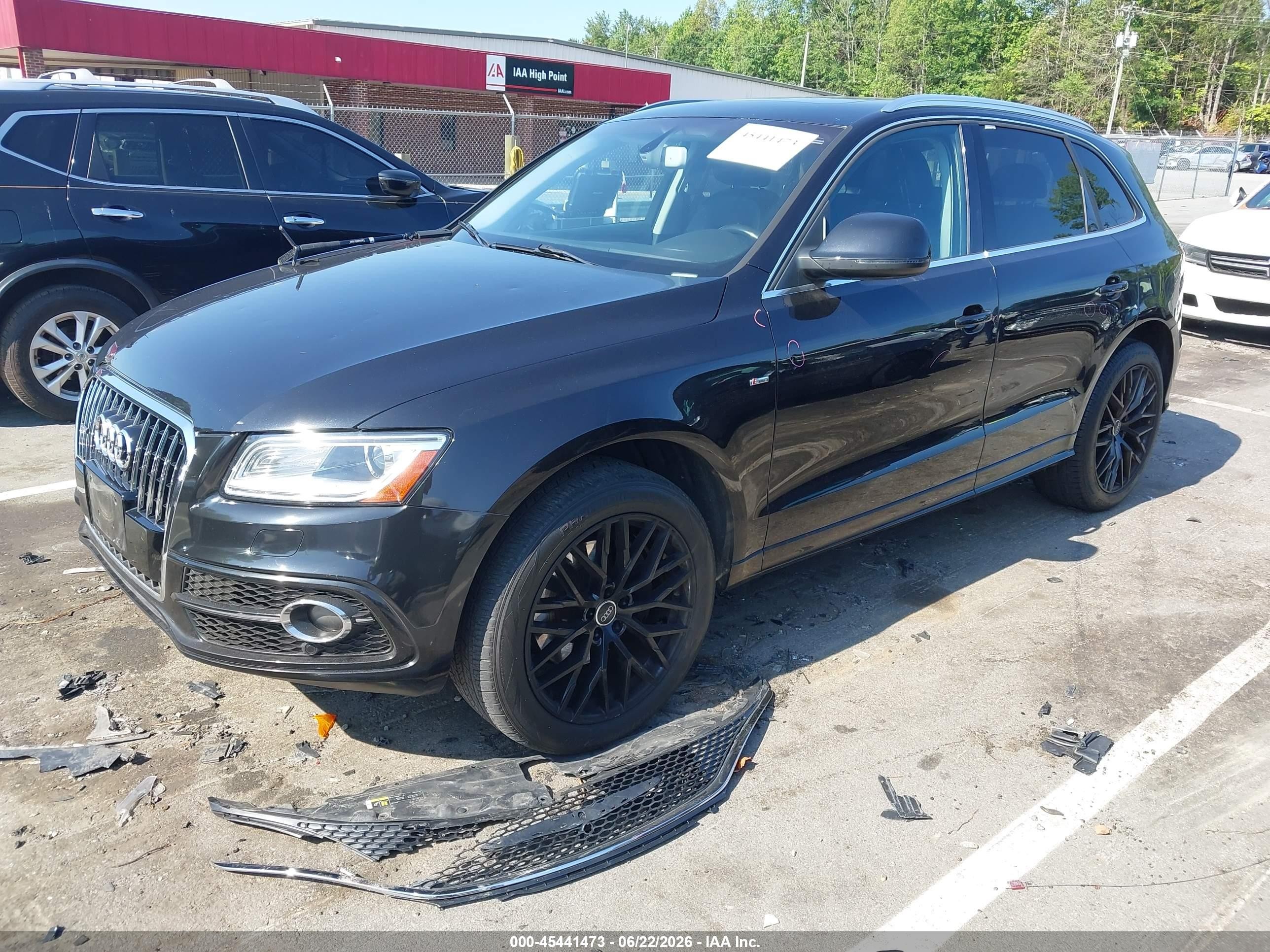 2013 Audi Q5 3.0t Premium Plus Black vin: WA1DGAFP0DA057767