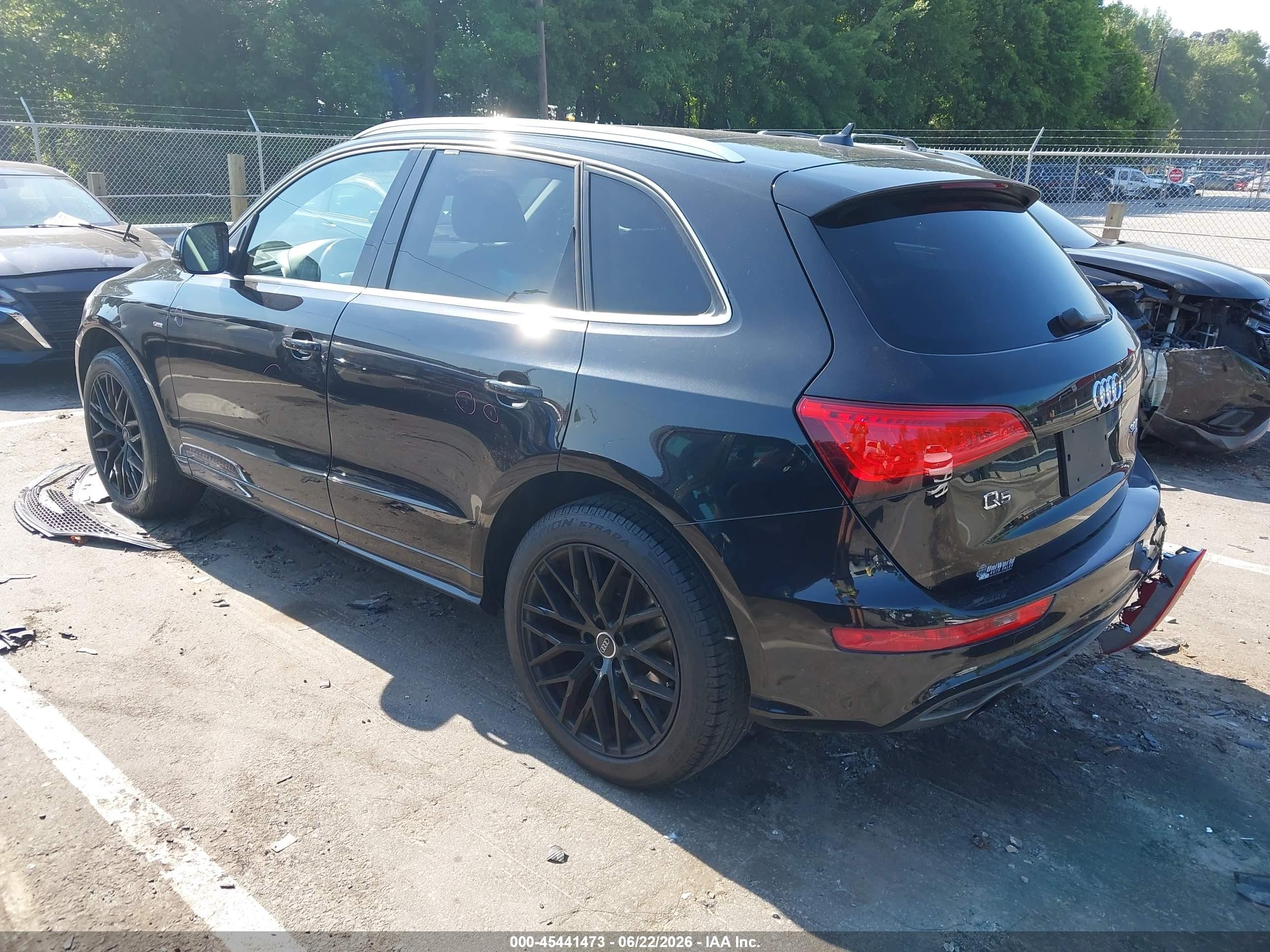 2013 Audi Q5 3.0t Premium Plus Black vin: WA1DGAFP0DA057767