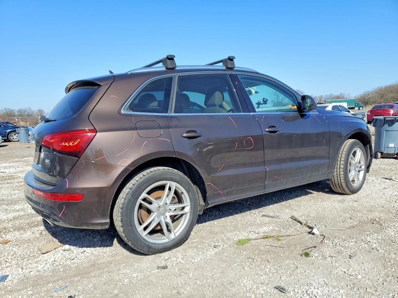 2013 Audi Q5 Premium Plus Brown vin: WA1DGAFP0DA066548
