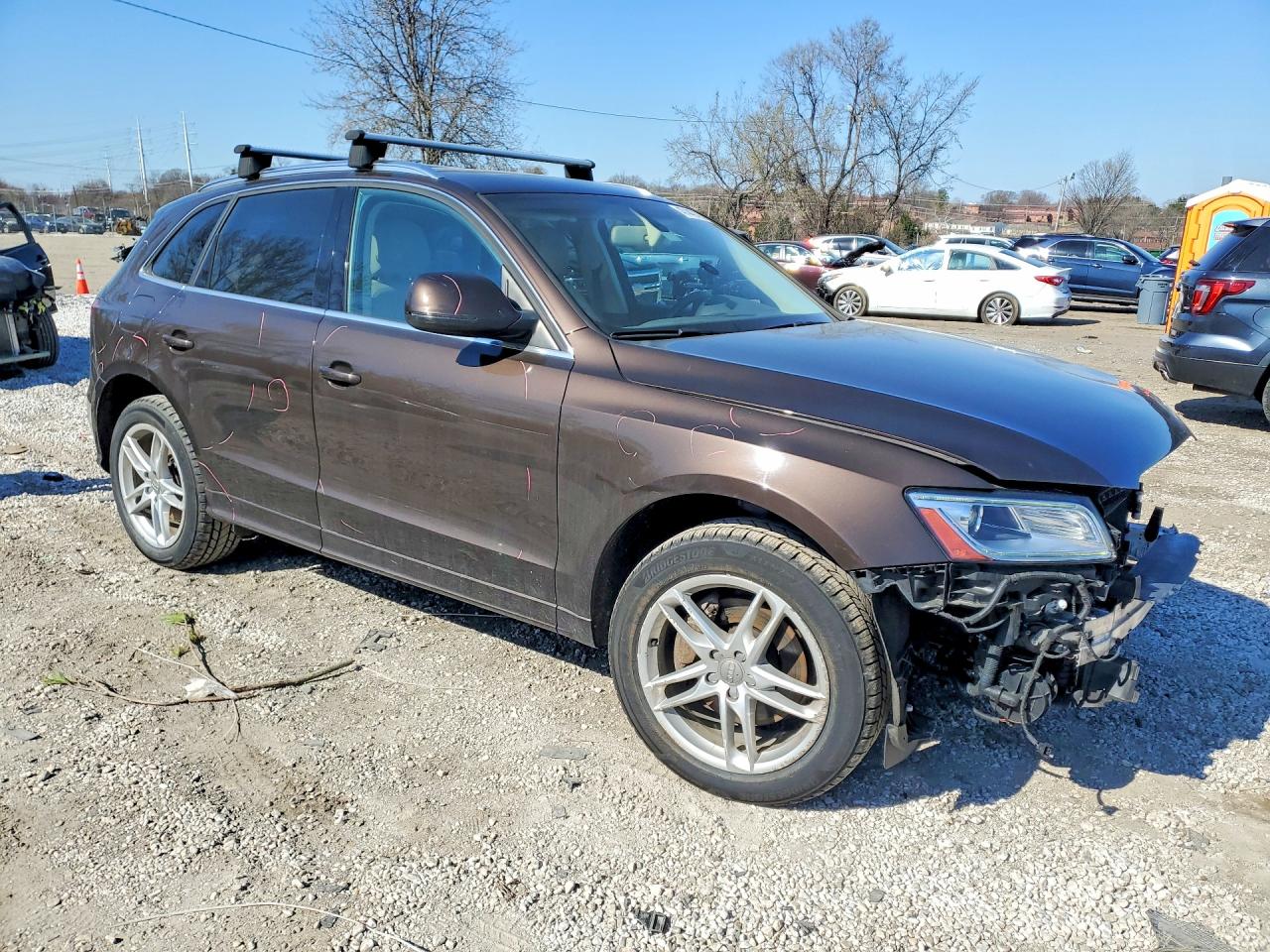 2013 Audi Q5 Premium Plus Brown vin: WA1DGAFP0DA066548
