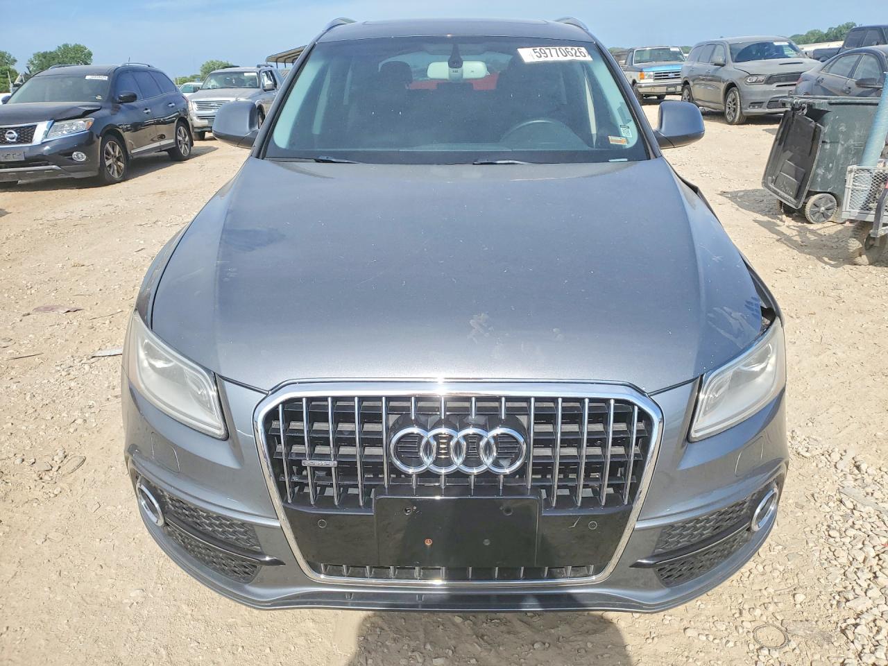 2015 Audi Q5 Premium Plus Серый vin: WA1DGAFP0FA043872