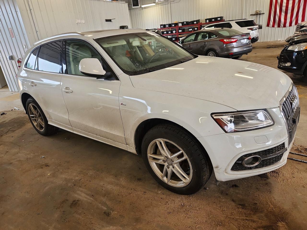 2013 Audi Q5 Premium Plus White vin: WA1DGAFP1DA033297