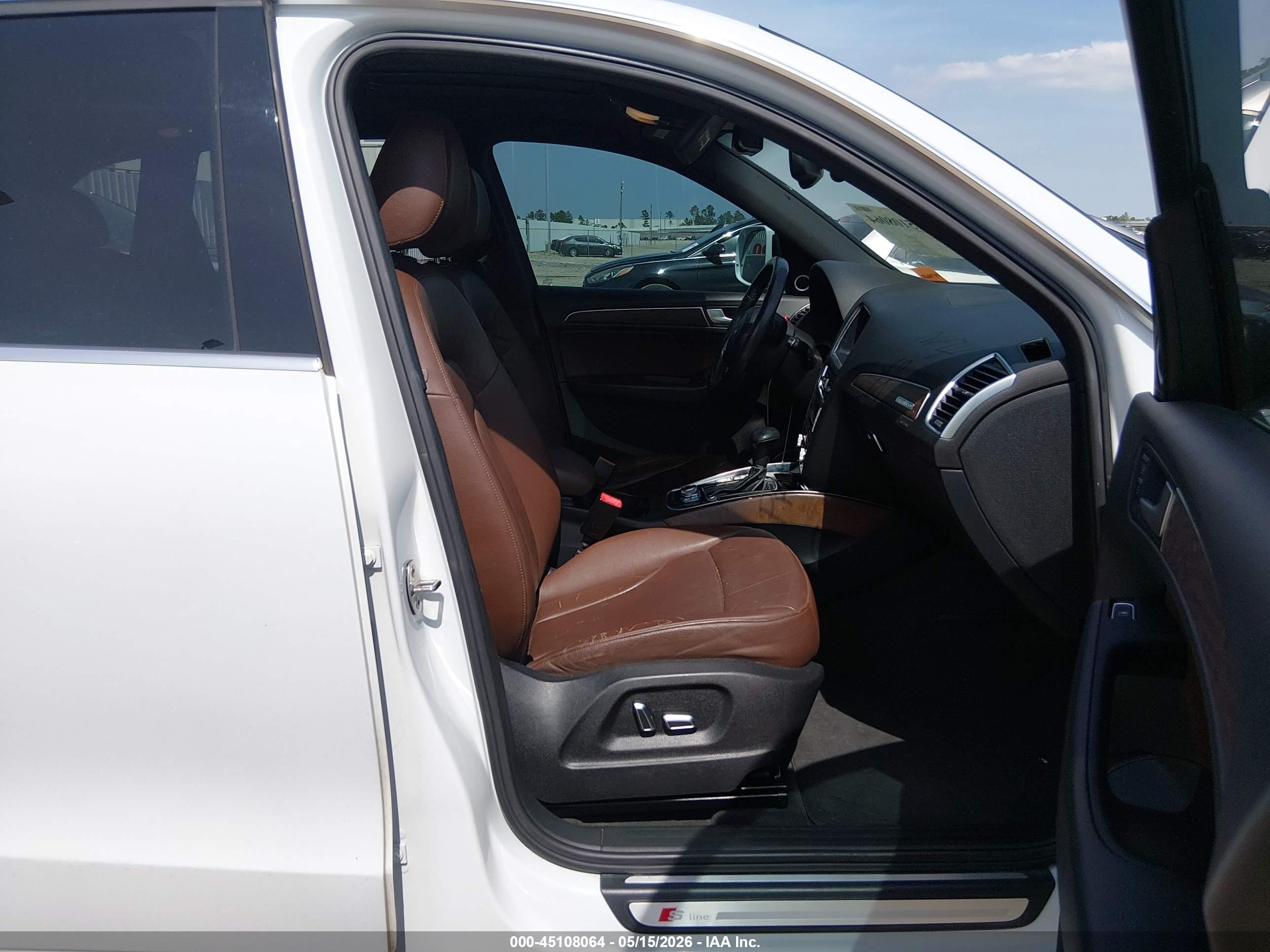 2014 Audi Q5 3.0t Premium Plus White vin: WA1DGAFP1EA053583