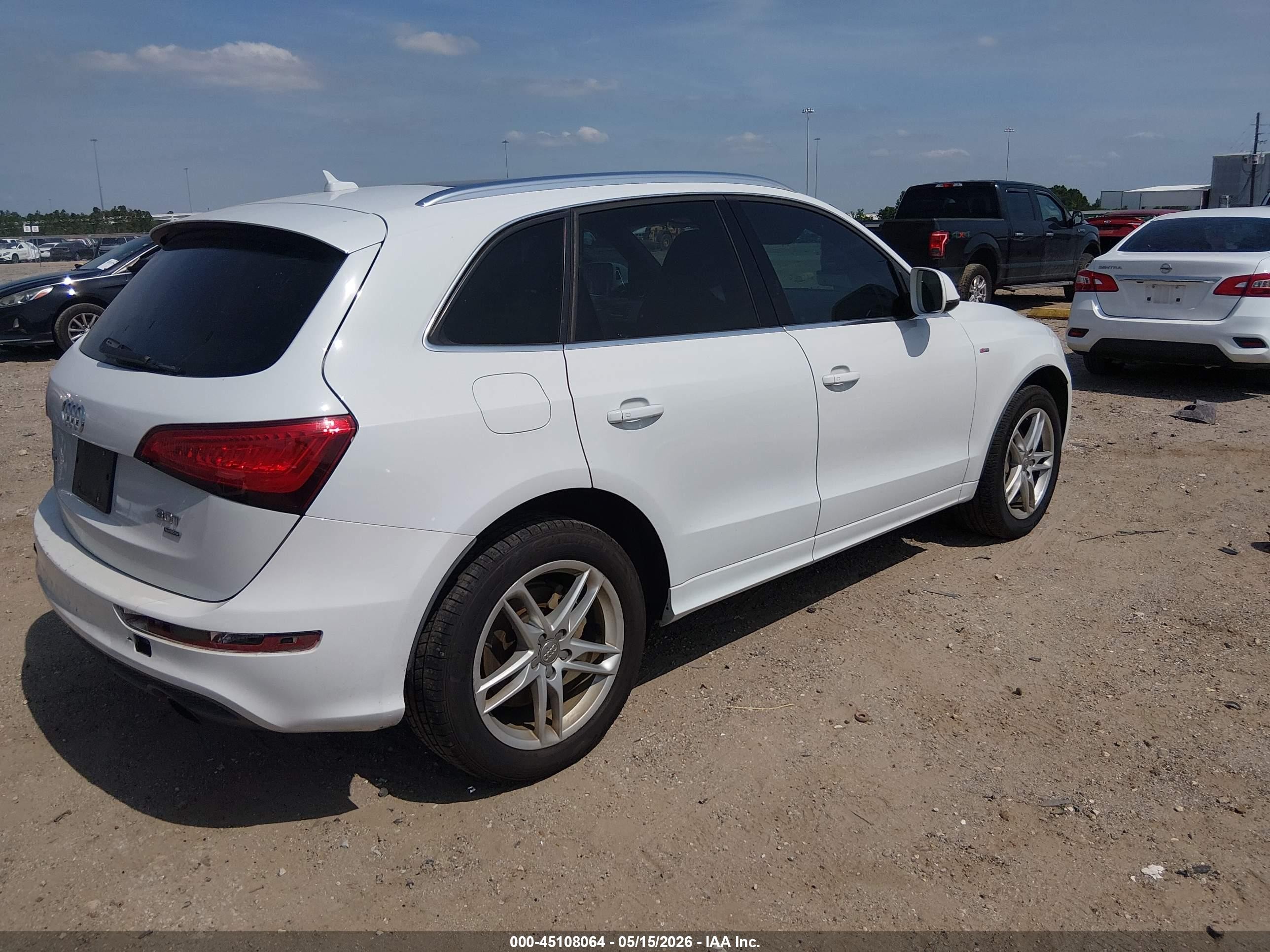 2014 Audi Q5 3.0t Premium Plus White vin: WA1DGAFP1EA053583