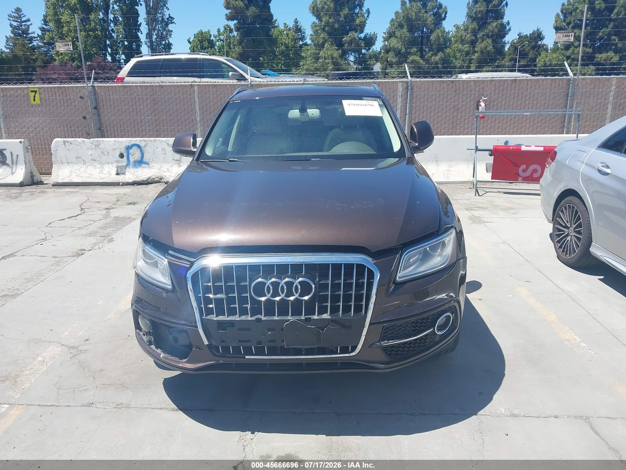 2015 Audi Q5 3.0t Premium Plus Brown vin: WA1DGAFP1FA012338