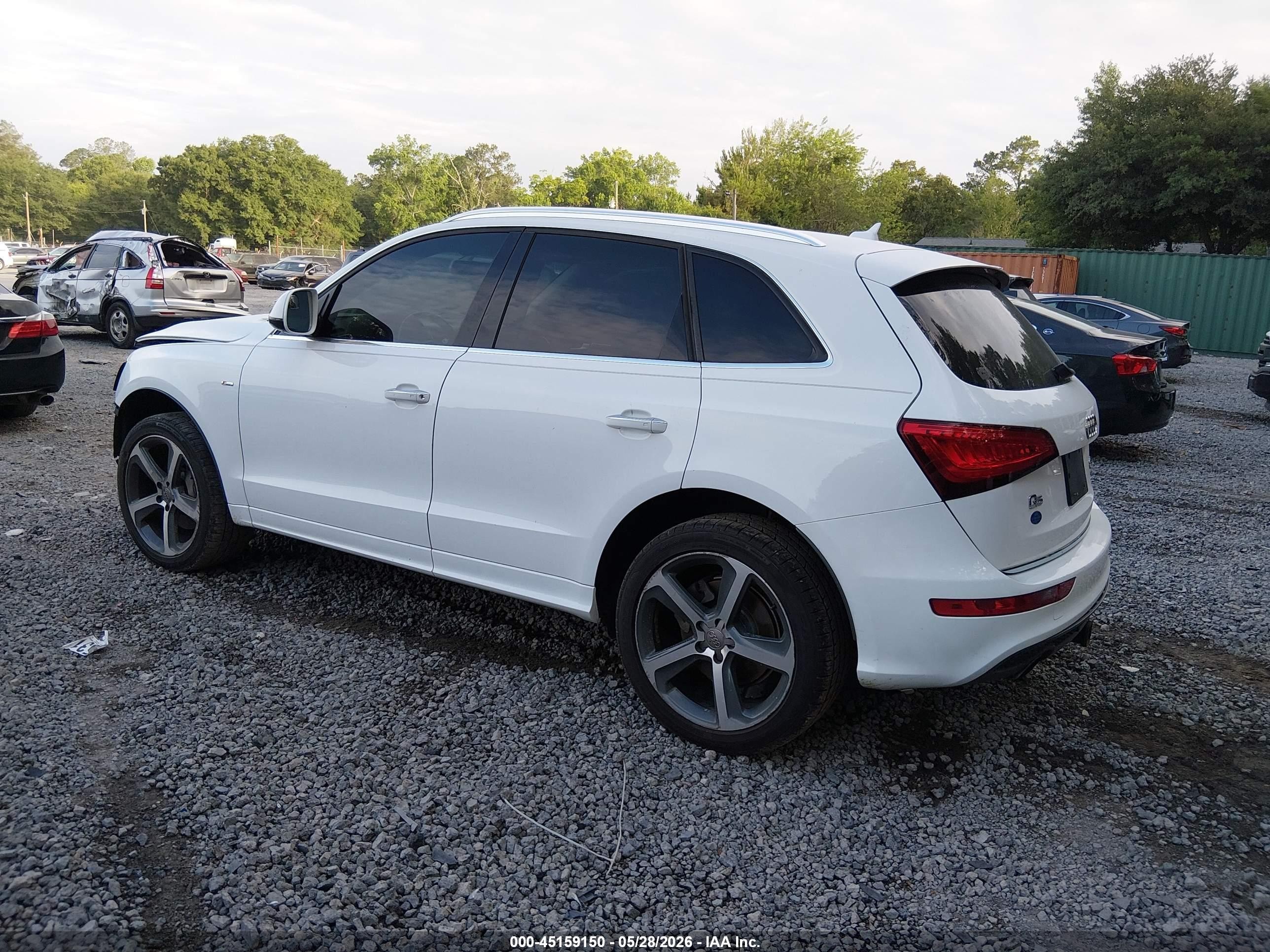 2015 Audi Q5 3.0t Premium Plus White vin: WA1DGAFP1FA035845