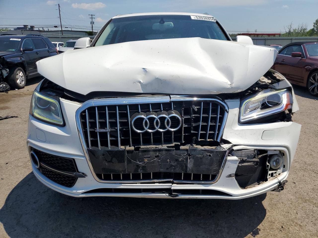 2015 Audi Q5 Premium Plus White vin: WA1DGAFP1FA094846