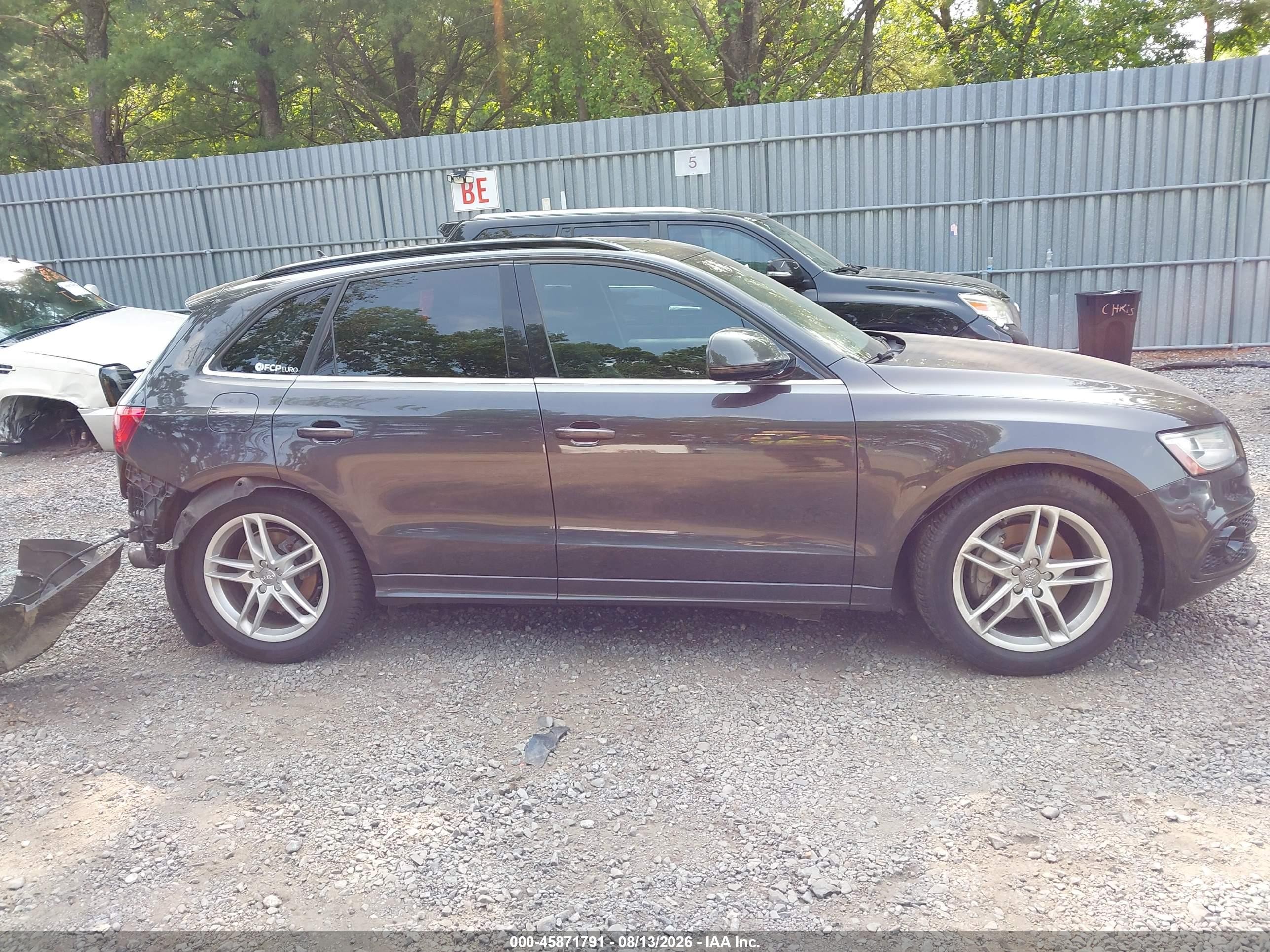 2015 Audi Q5 3.0t Premium Plus Черный vin: WA1DGAFP1FA101570
