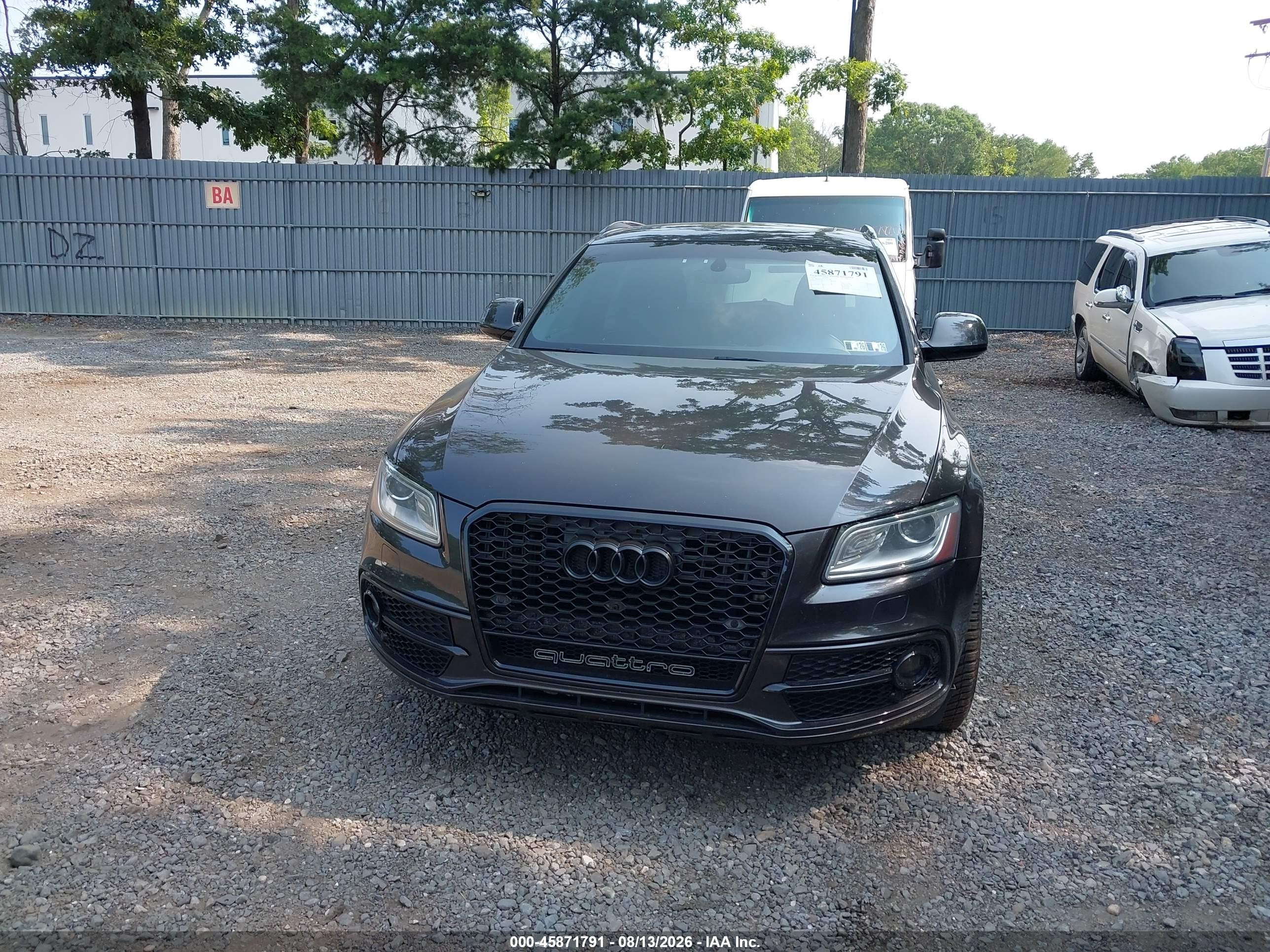 2015 Audi Q5 3.0t Premium Plus Черный vin: WA1DGAFP1FA101570